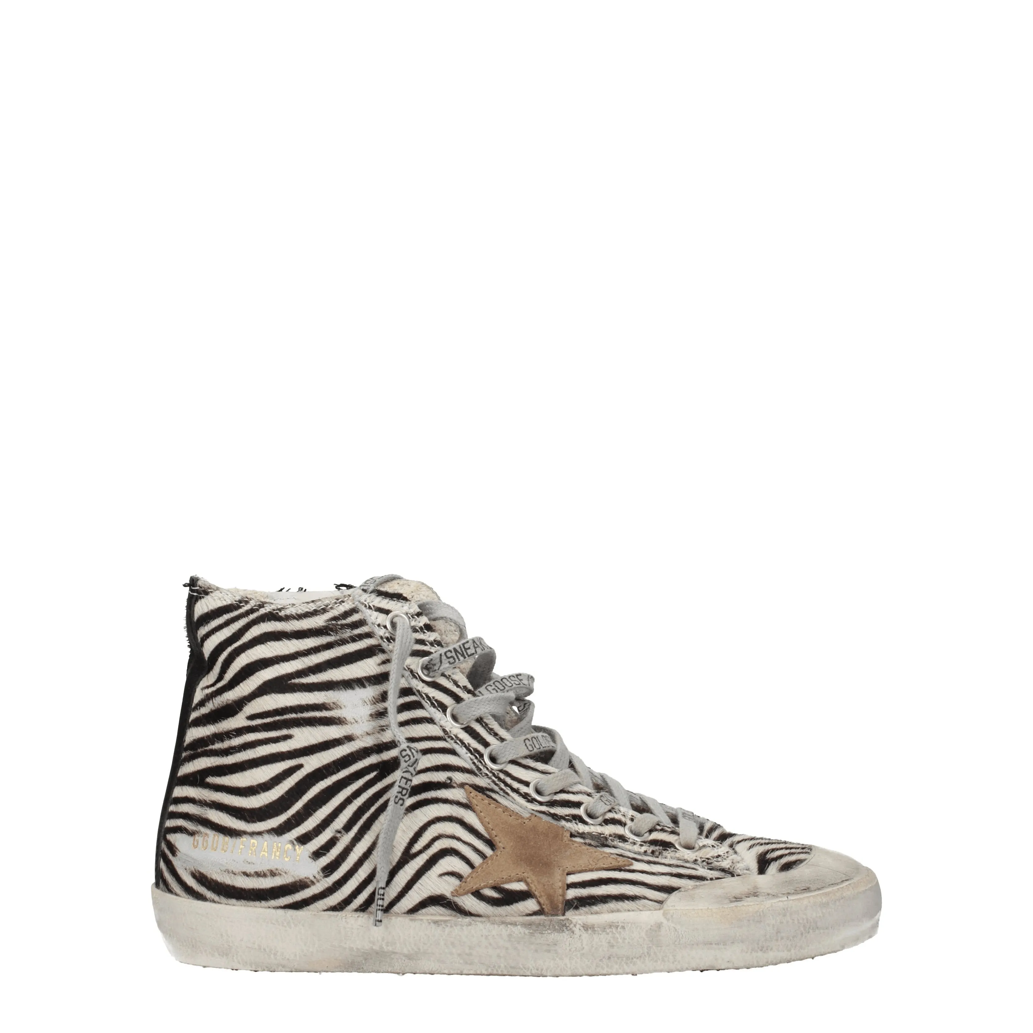 Golden Goose Sneakers Francy Donna Cavallino Bianco/Nero