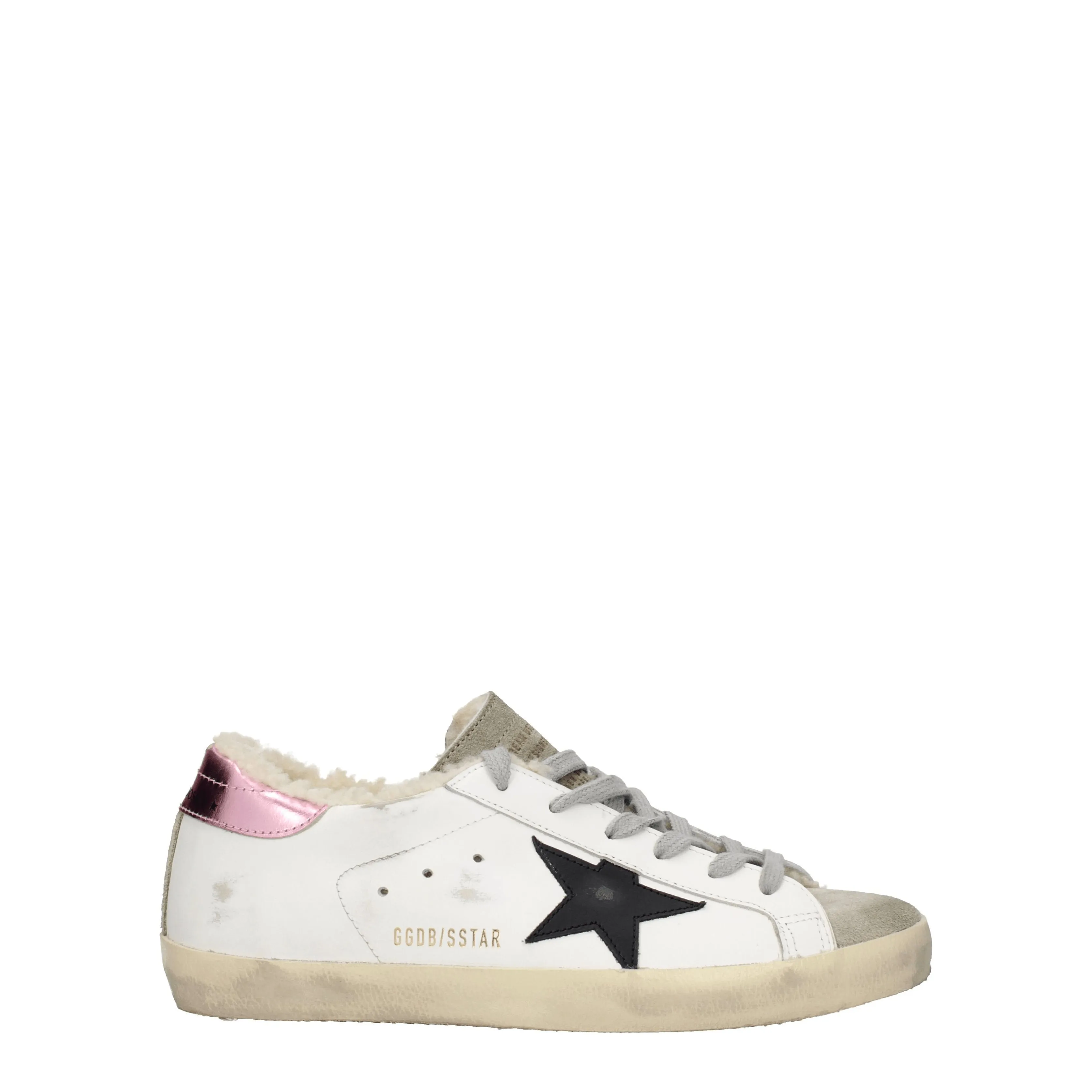 Golden Goose Sneakers Super star Donna Pelle Bianco/Nero