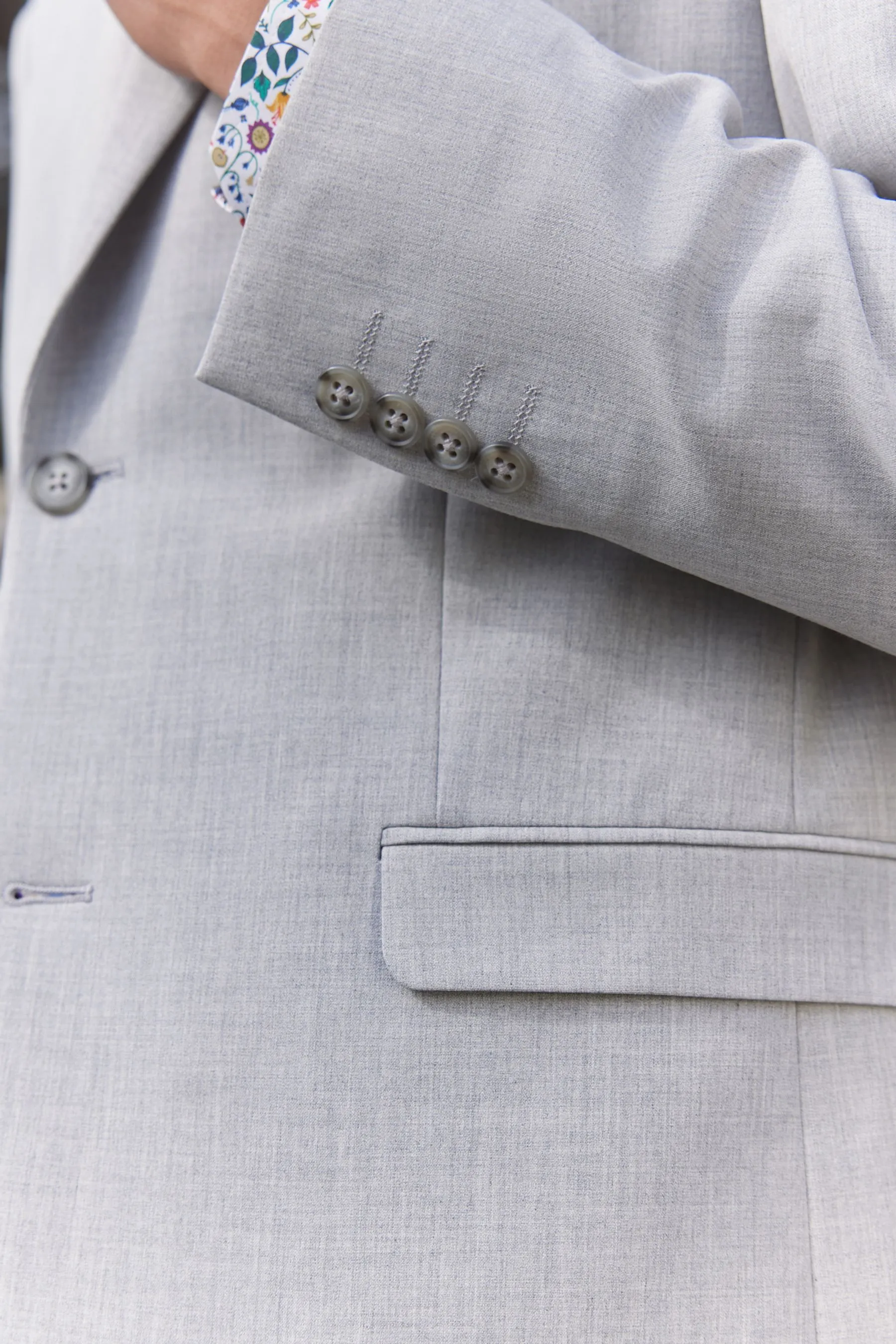 Grigio chiaro  - Motionflex - Completo elasticizzato: Giacca