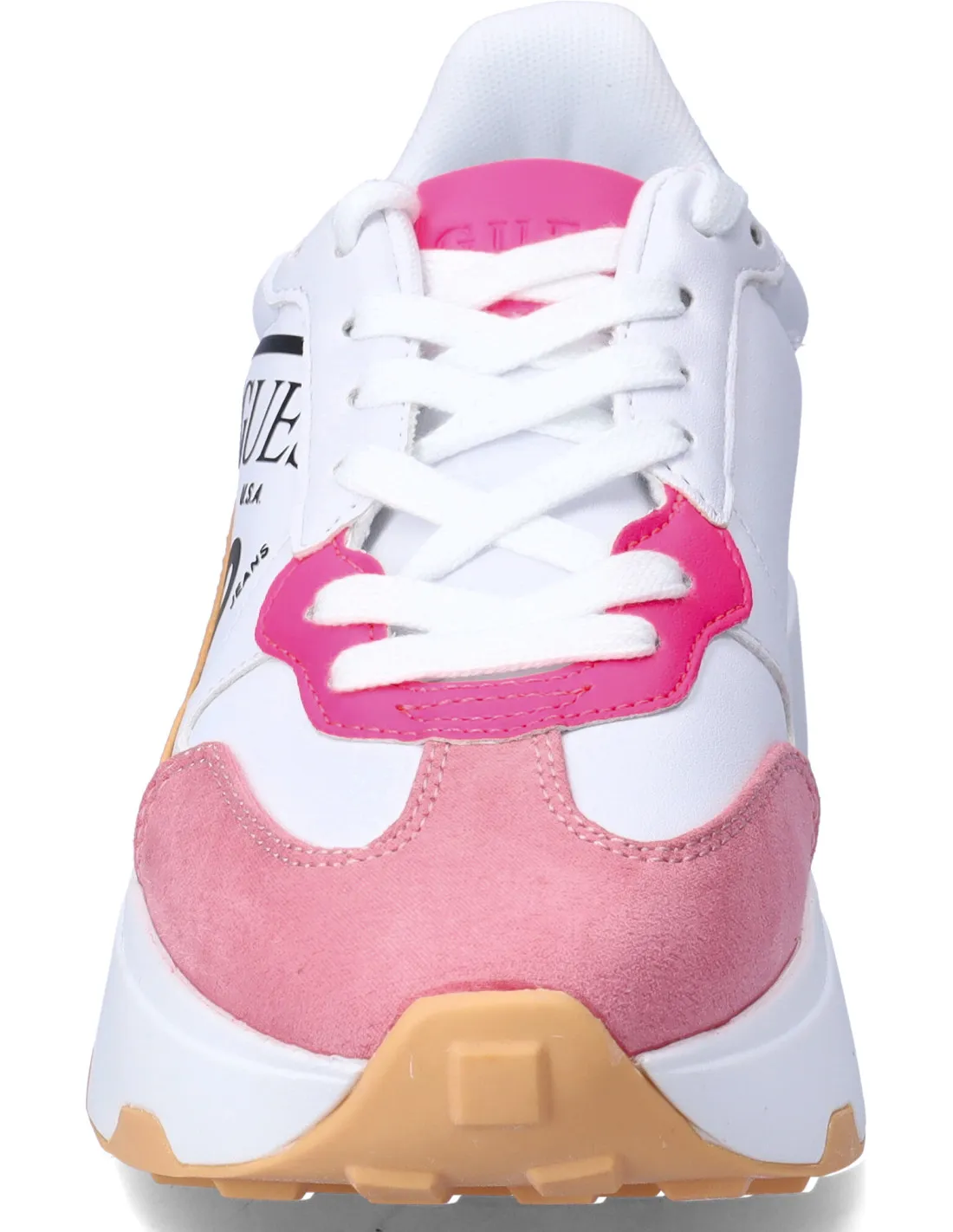 Guess donna sneakers whi-pink