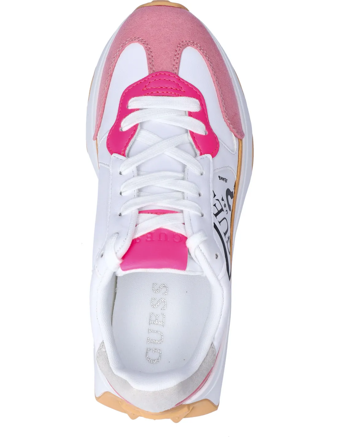 Guess donna sneakers whi-pink