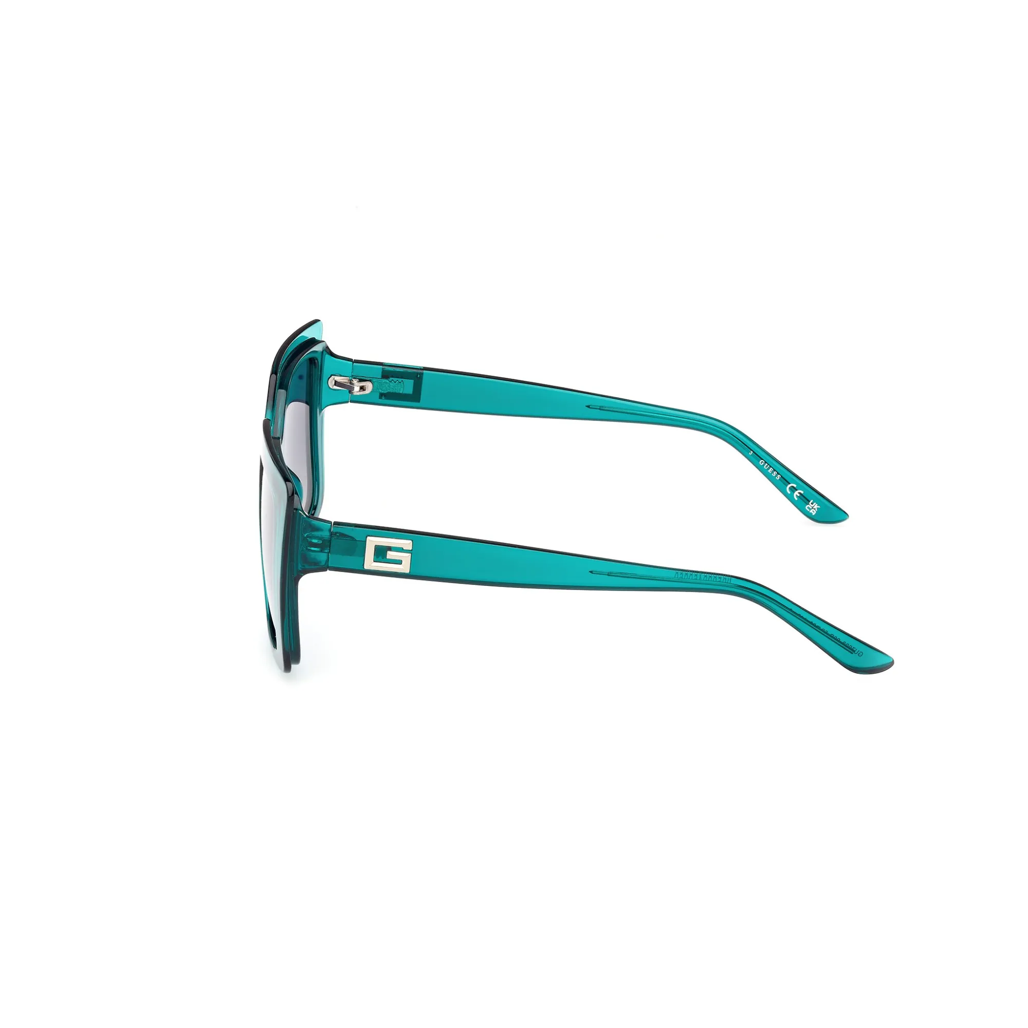   Guess GU 7908 - 96P Verde Scuro Lucido | Occhiale Da Sole Donna 