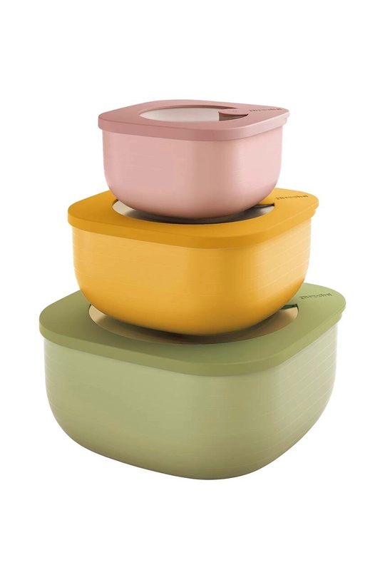 Guzzini set contenitori portaoggetti con coperchio pacco da 3