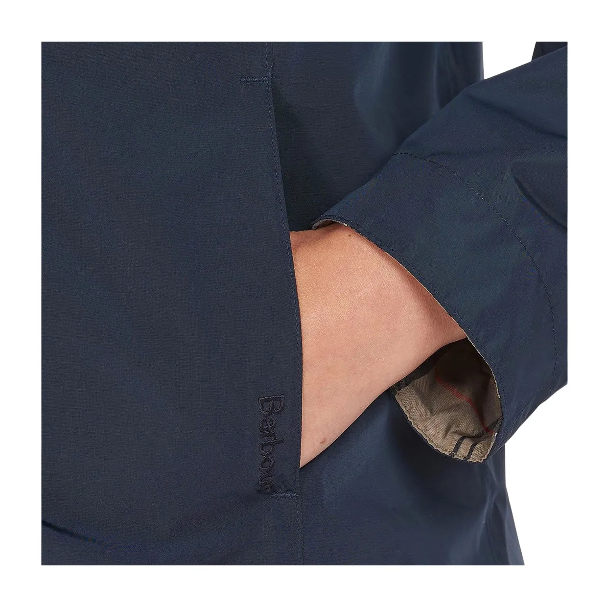Impermeabile Donna Barbour Babbity Blu Navy