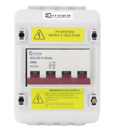 Isolatore alimentazione CA 100A per Sistema fotovoltaico isolatore alimentazione CA