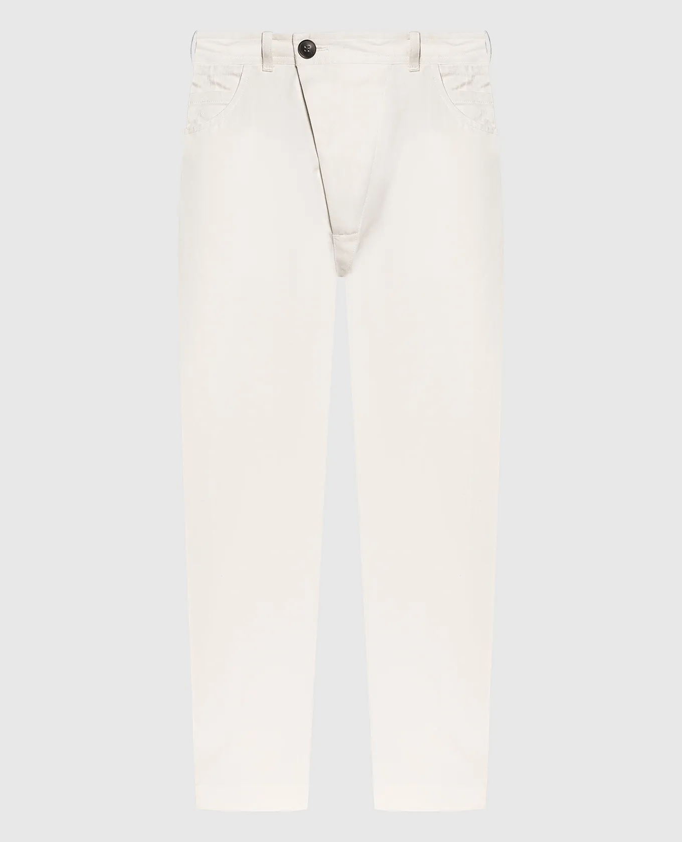 Jan Jan Van Essche Pantaloni bianchi #70 con canapa TROUSERS70