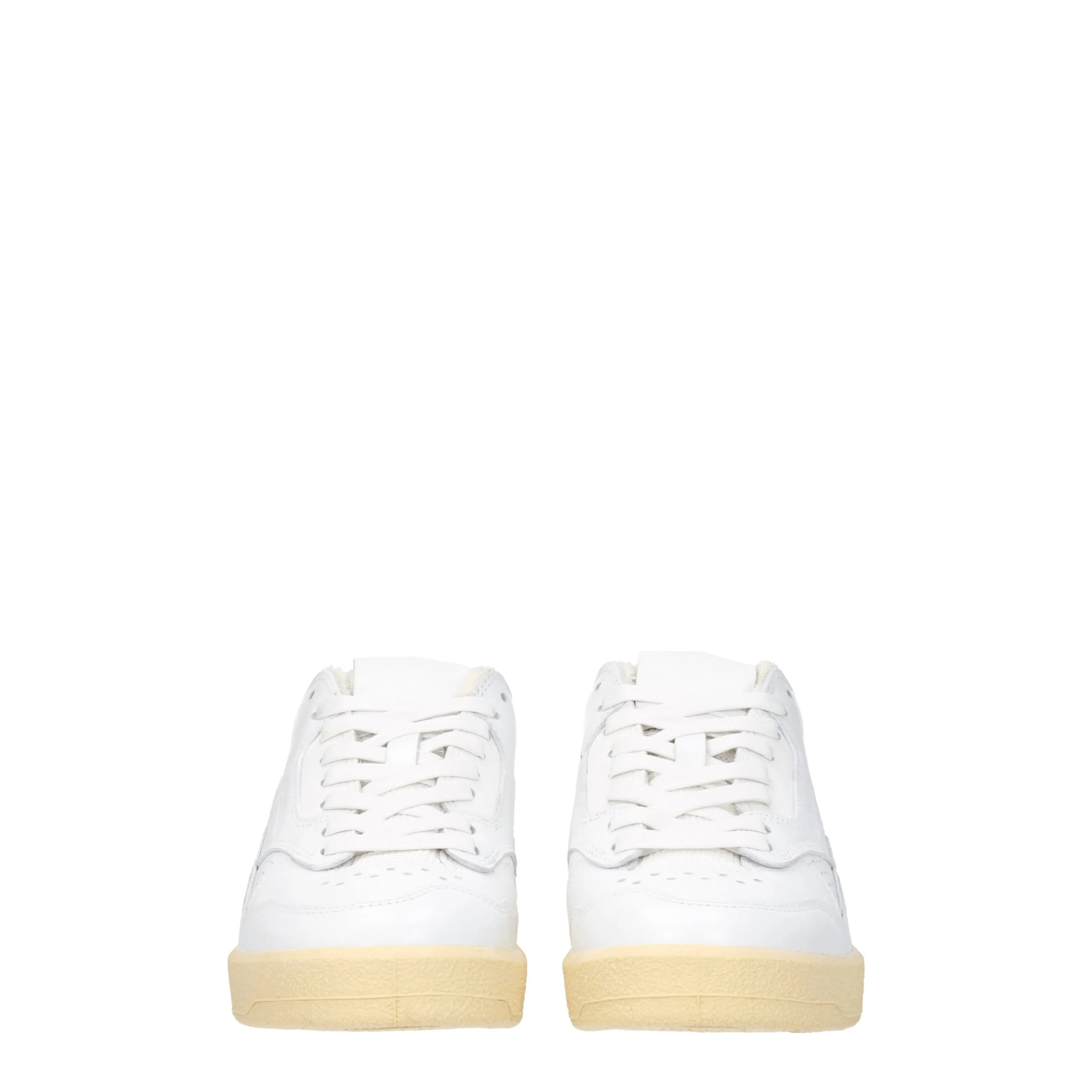 Jil Sander Sneakers Donna Pelle Bianco/Ecru