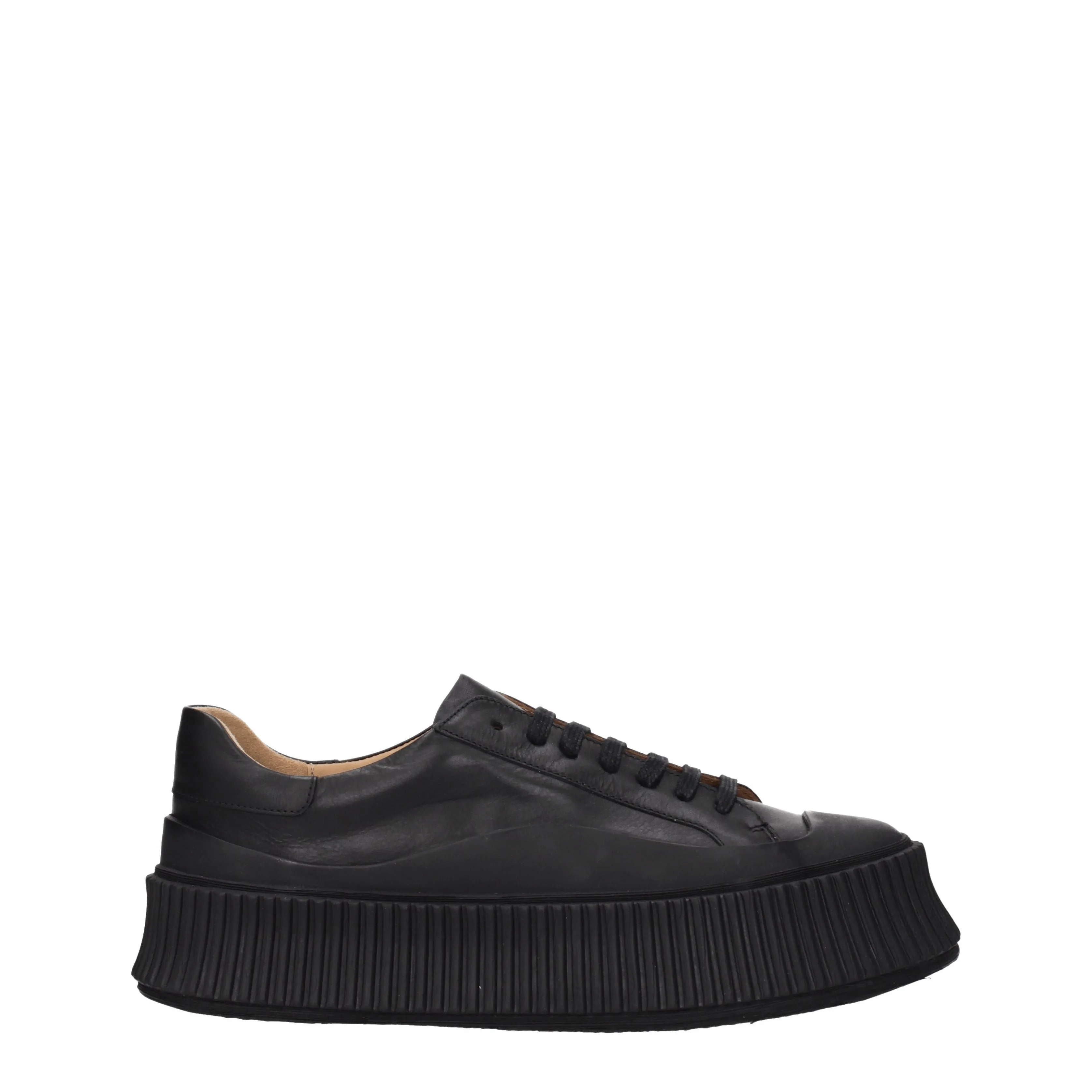 Jil Sander Sneakers Donna Pelle Nero