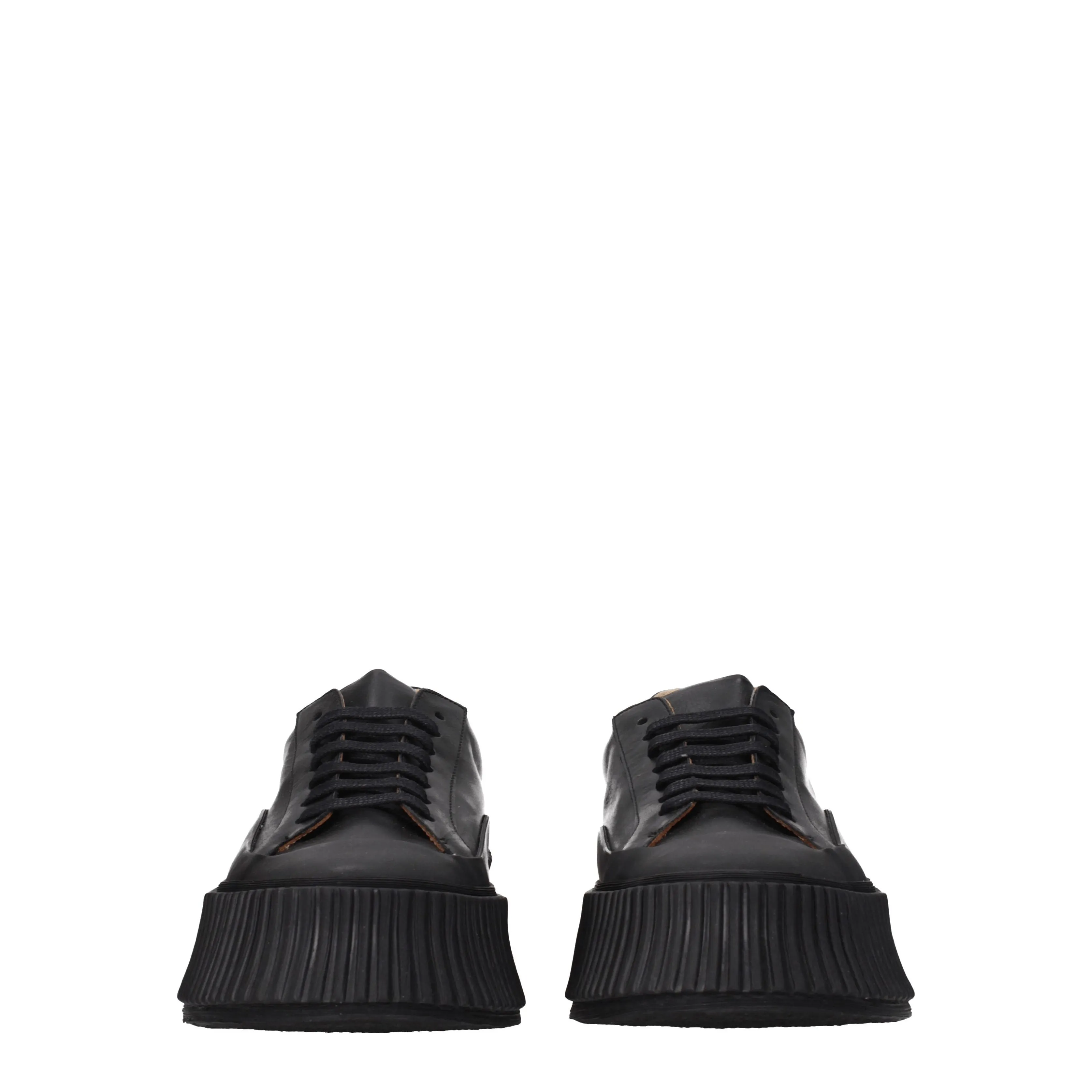 Jil Sander Sneakers Donna Pelle Nero