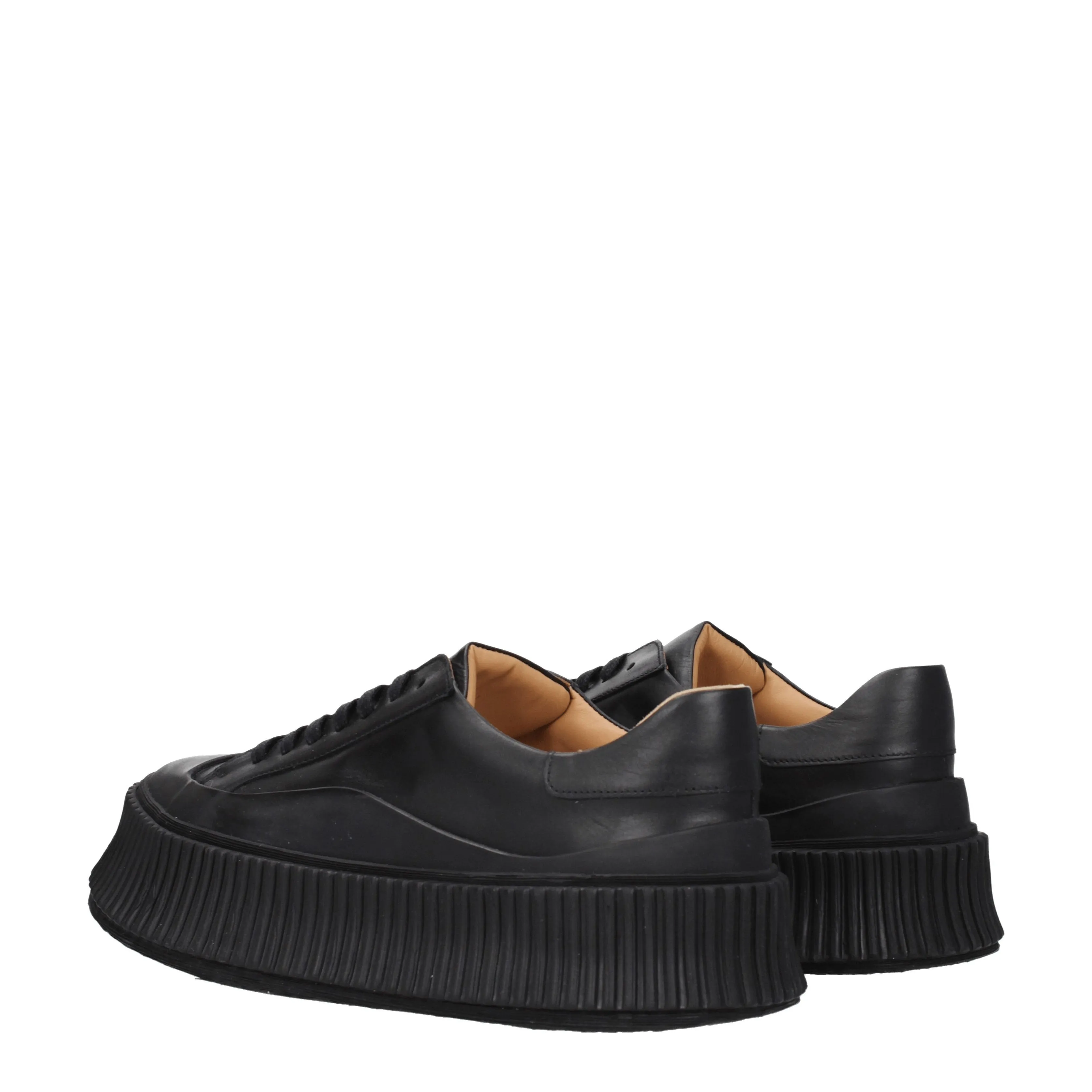 Jil Sander Sneakers Donna Pelle Nero