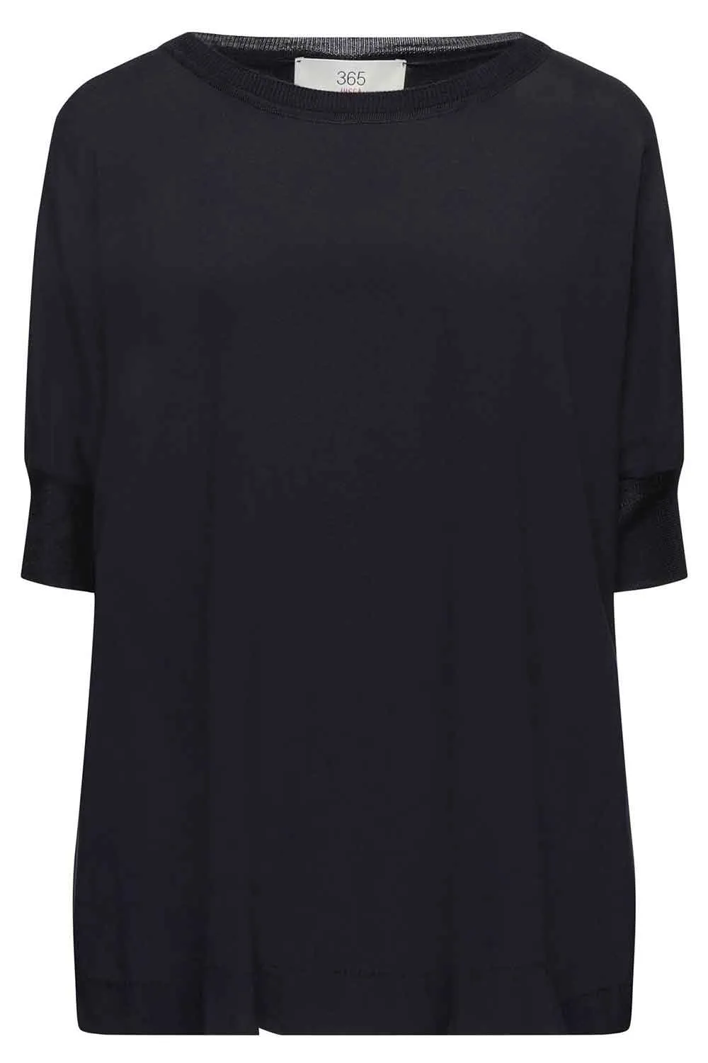 JUCCA Blusa in seta girocollo