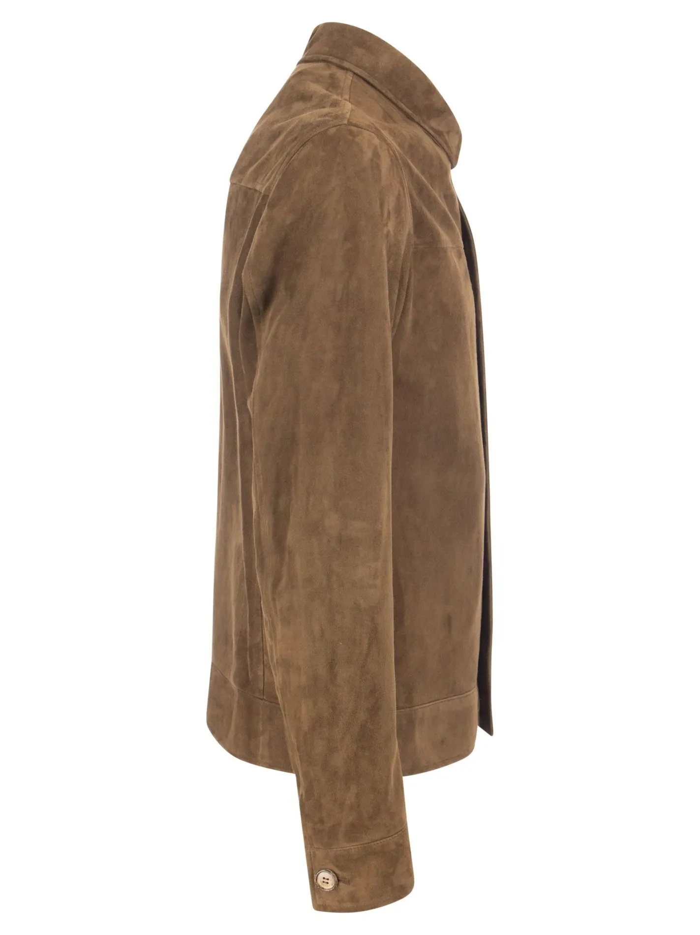 KARACHI – Giubbotto in pelle scamosciata