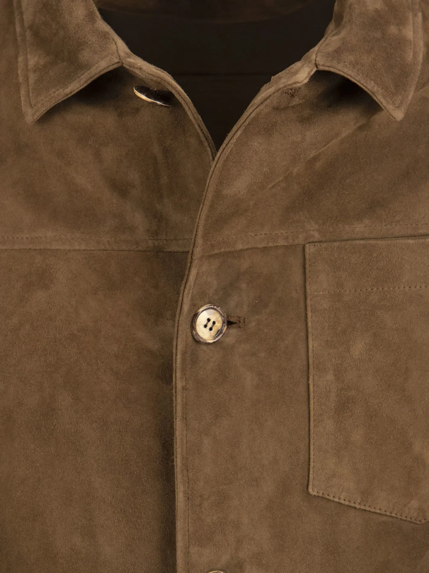 KARACHI – Giubbotto in pelle scamosciata