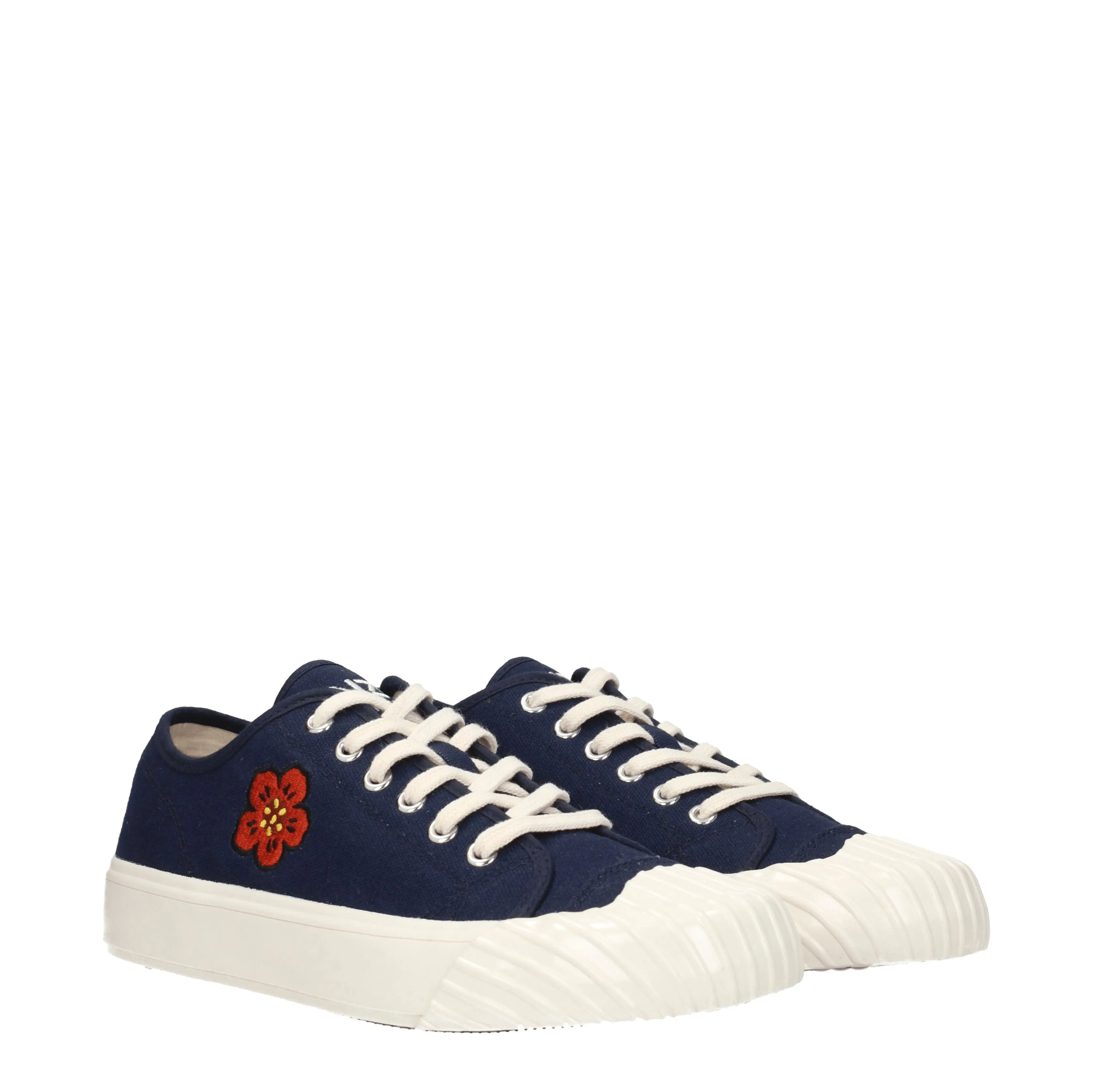 Kenzo Sneakers Donna Tessuto Blu/Blu Notte