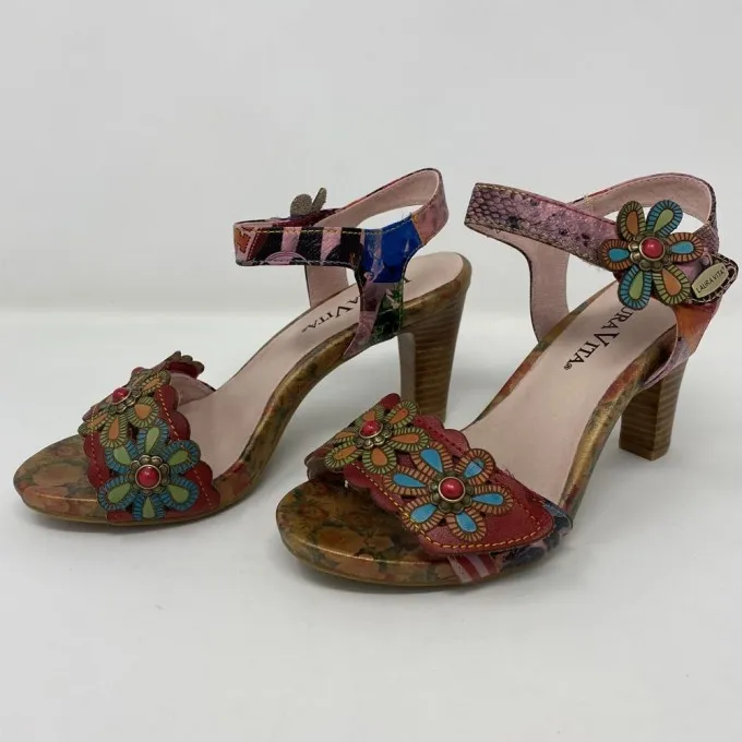Laura Vita Sandalo multicolor tacco 9cm