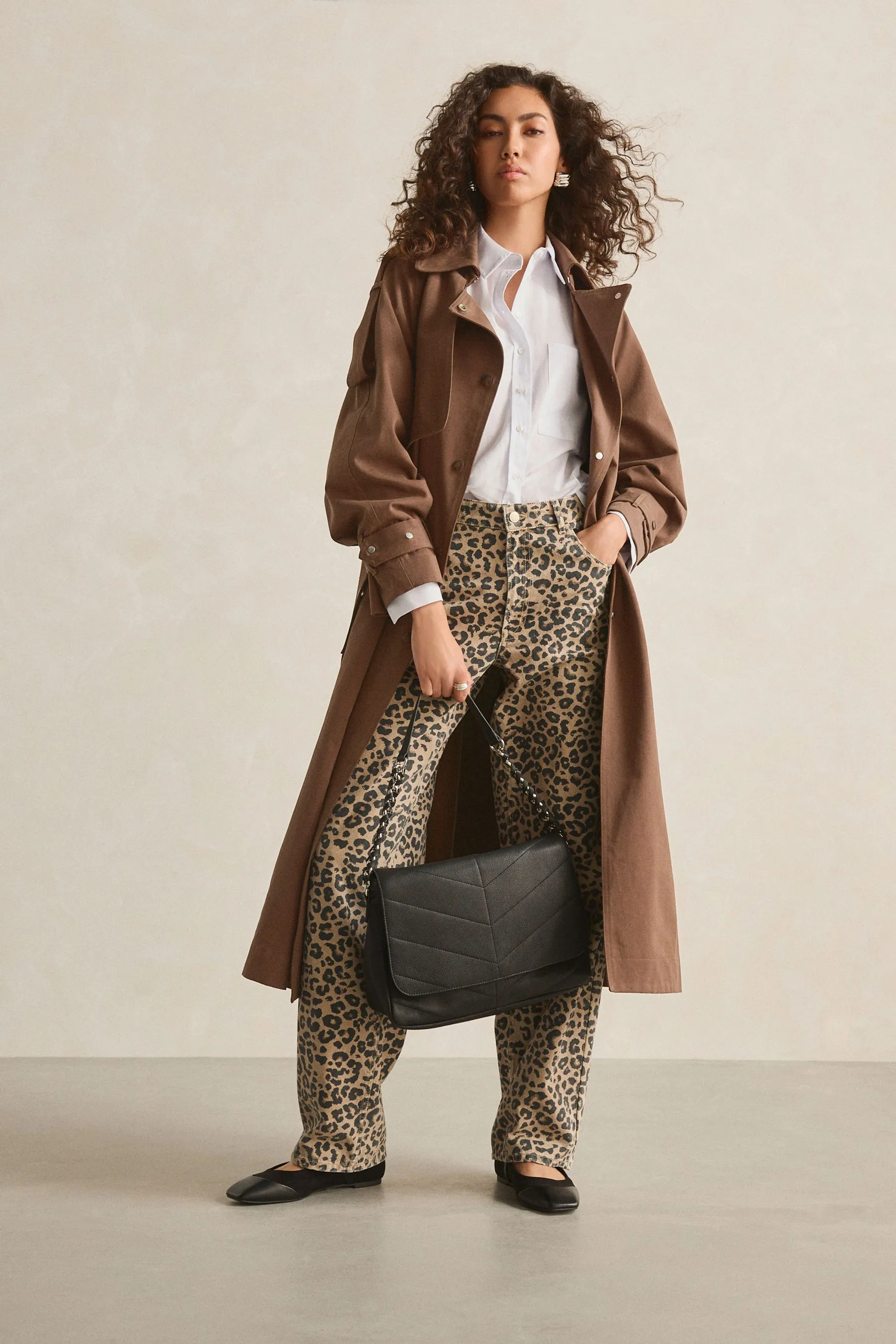 Leather Quilted Shoulder Bag    