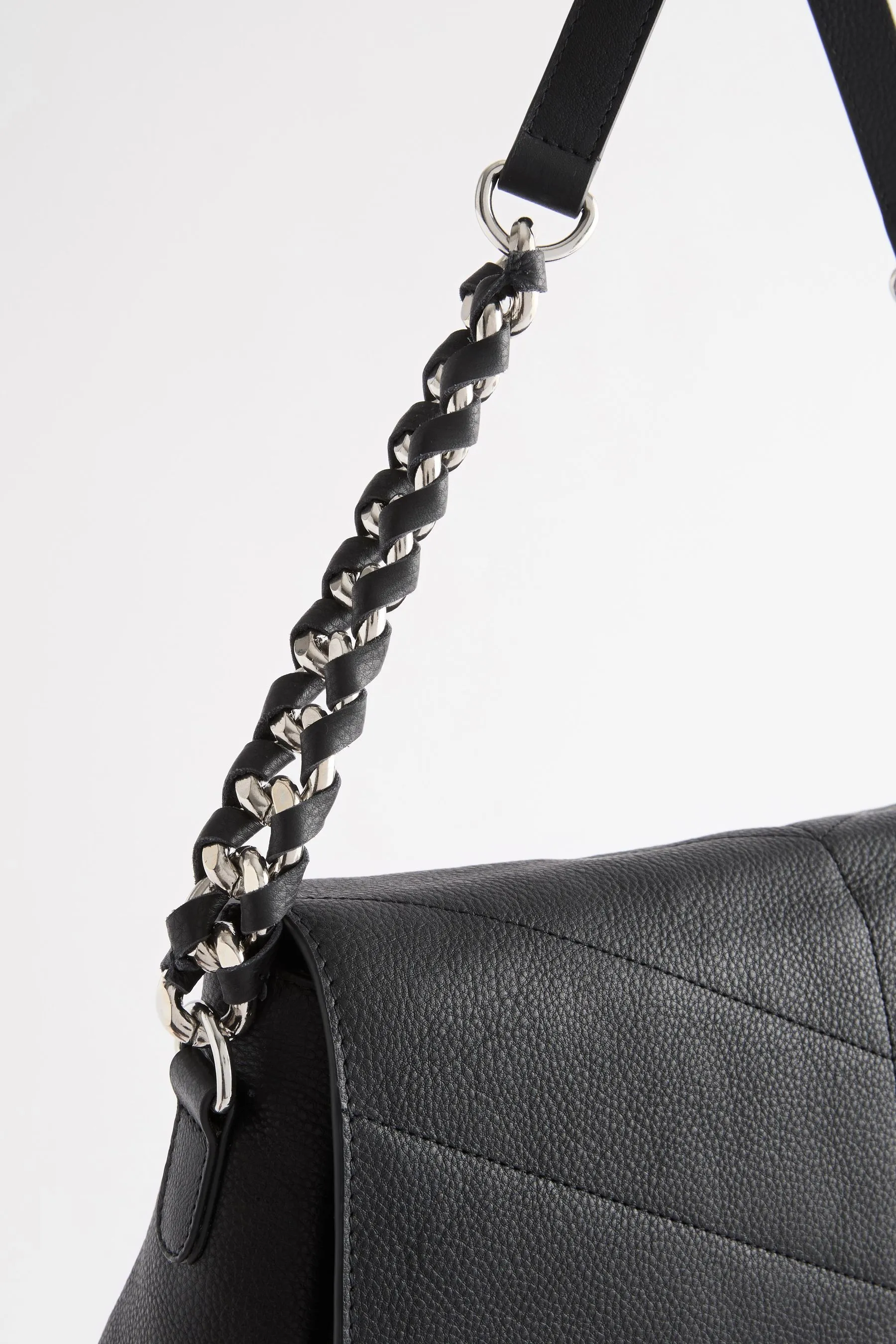Leather Quilted Shoulder Bag    