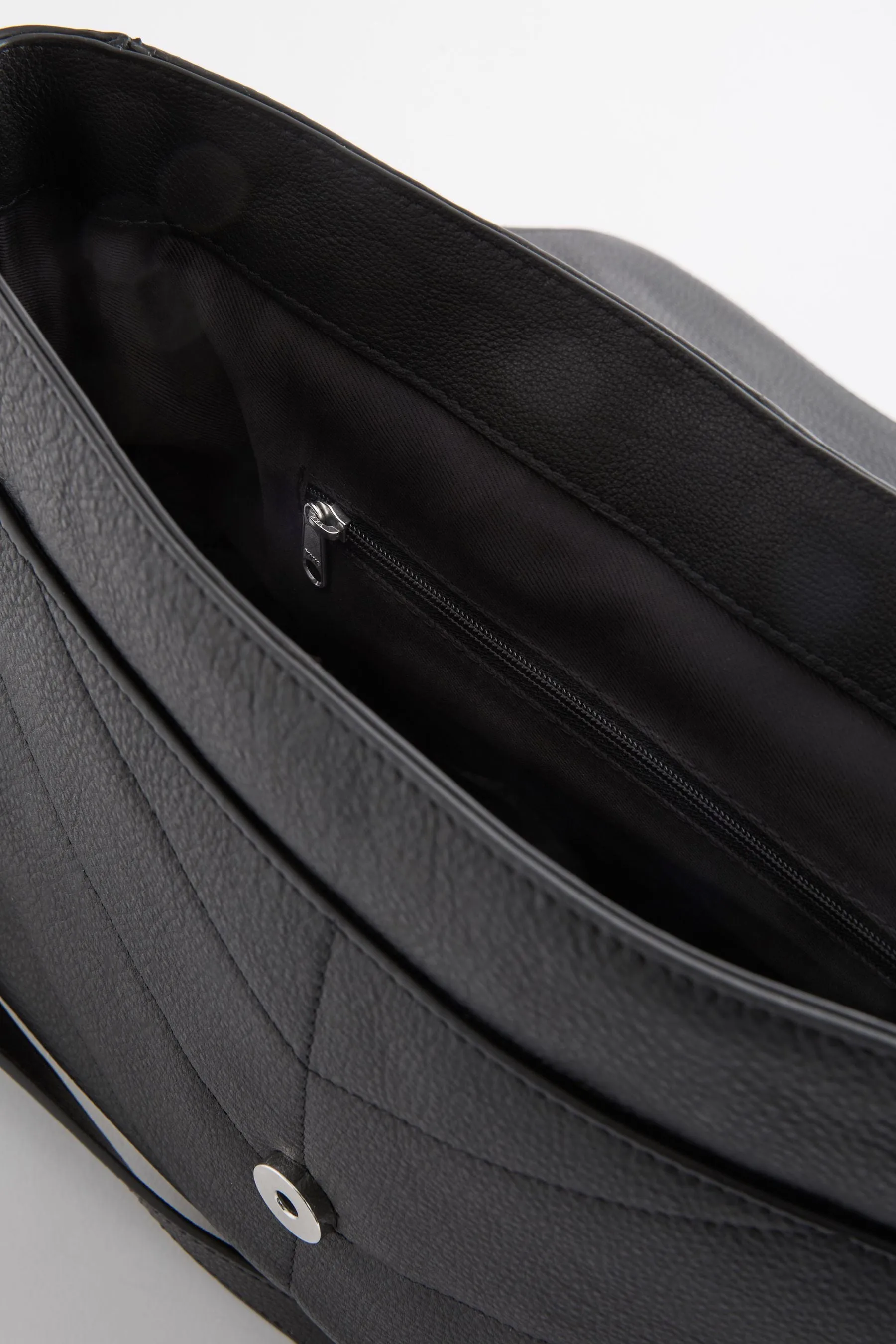 Leather Quilted Shoulder Bag    