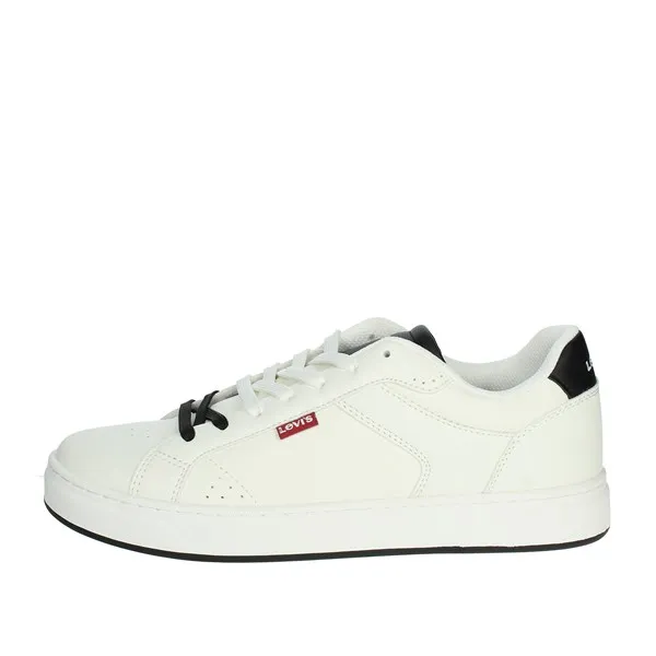 LEVI'S  SNEAKERS BASSA 235438-1794 BIANCO/NERO