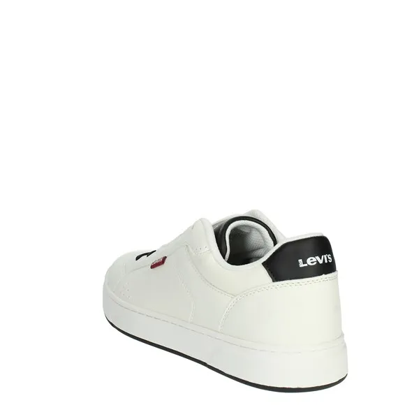 LEVI'S  SNEAKERS BASSA 235438-1794 BIANCO/NERO