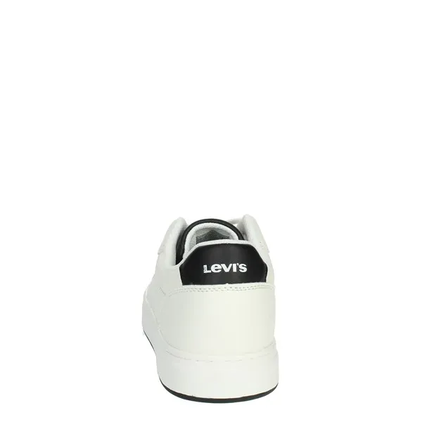 LEVI'S  SNEAKERS BASSA 235438-1794 BIANCO/NERO