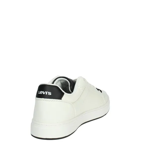 LEVI'S  SNEAKERS BASSA 235438-1794 BIANCO/NERO