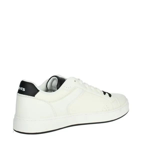 LEVI'S  SNEAKERS BASSA 235438-1794 BIANCO/NERO