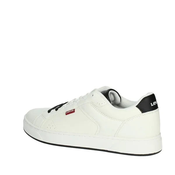 LEVI'S  SNEAKERS BASSA 235438-1794 BIANCO/NERO
