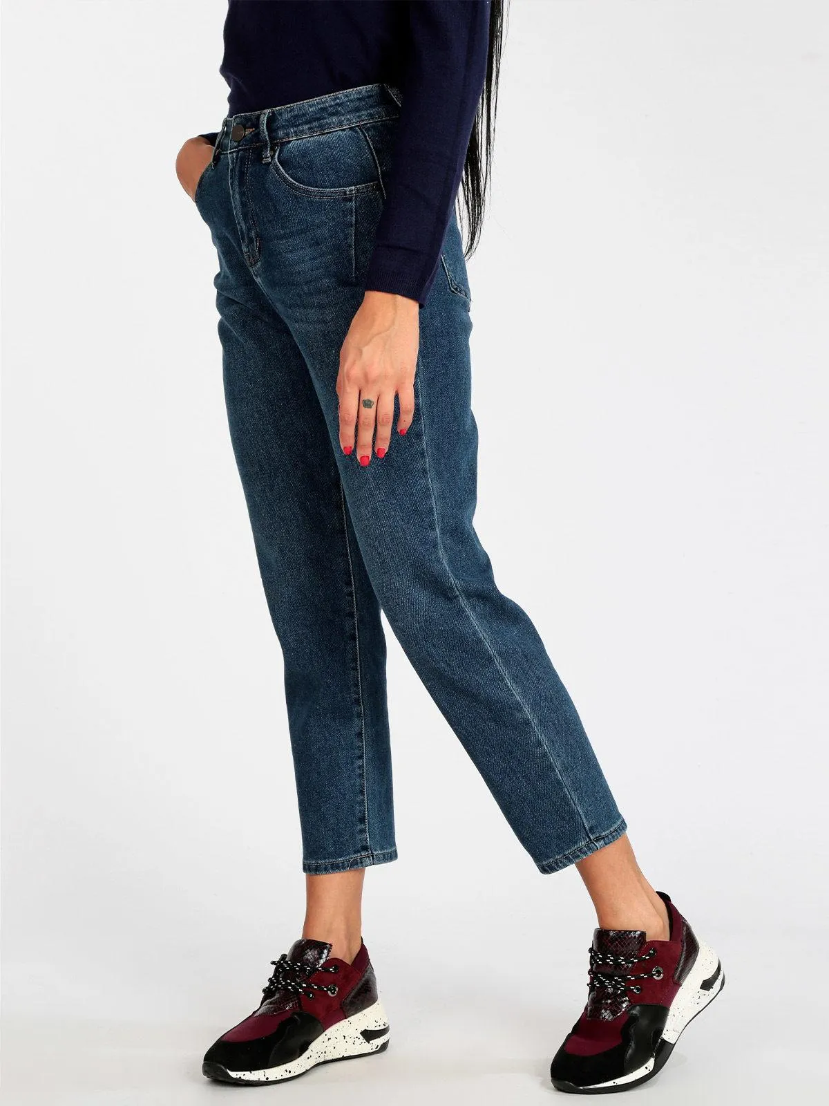 Miti Baci Jean coupe maman femme