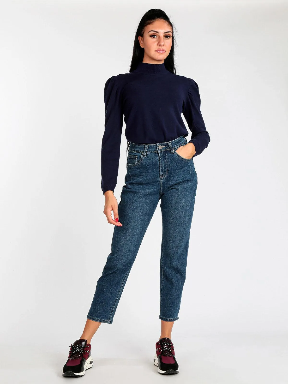 Miti Baci Jean coupe maman femme