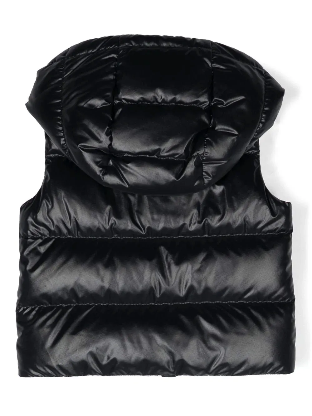 MONCLER KIDS piumino smanicato Peter in nylon lucido