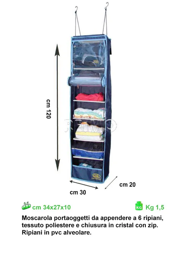 Moscarola portaoggetti Wanda Regal 130