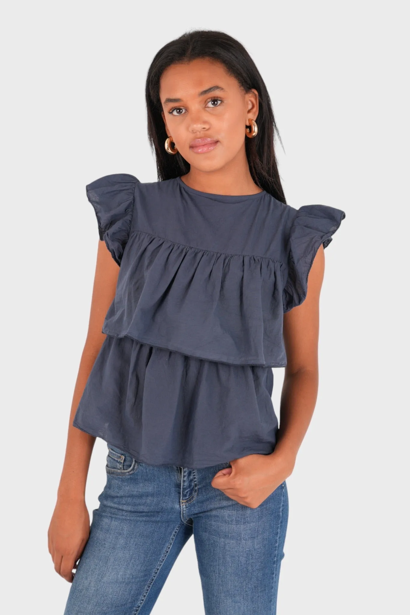 Nova blouse navy