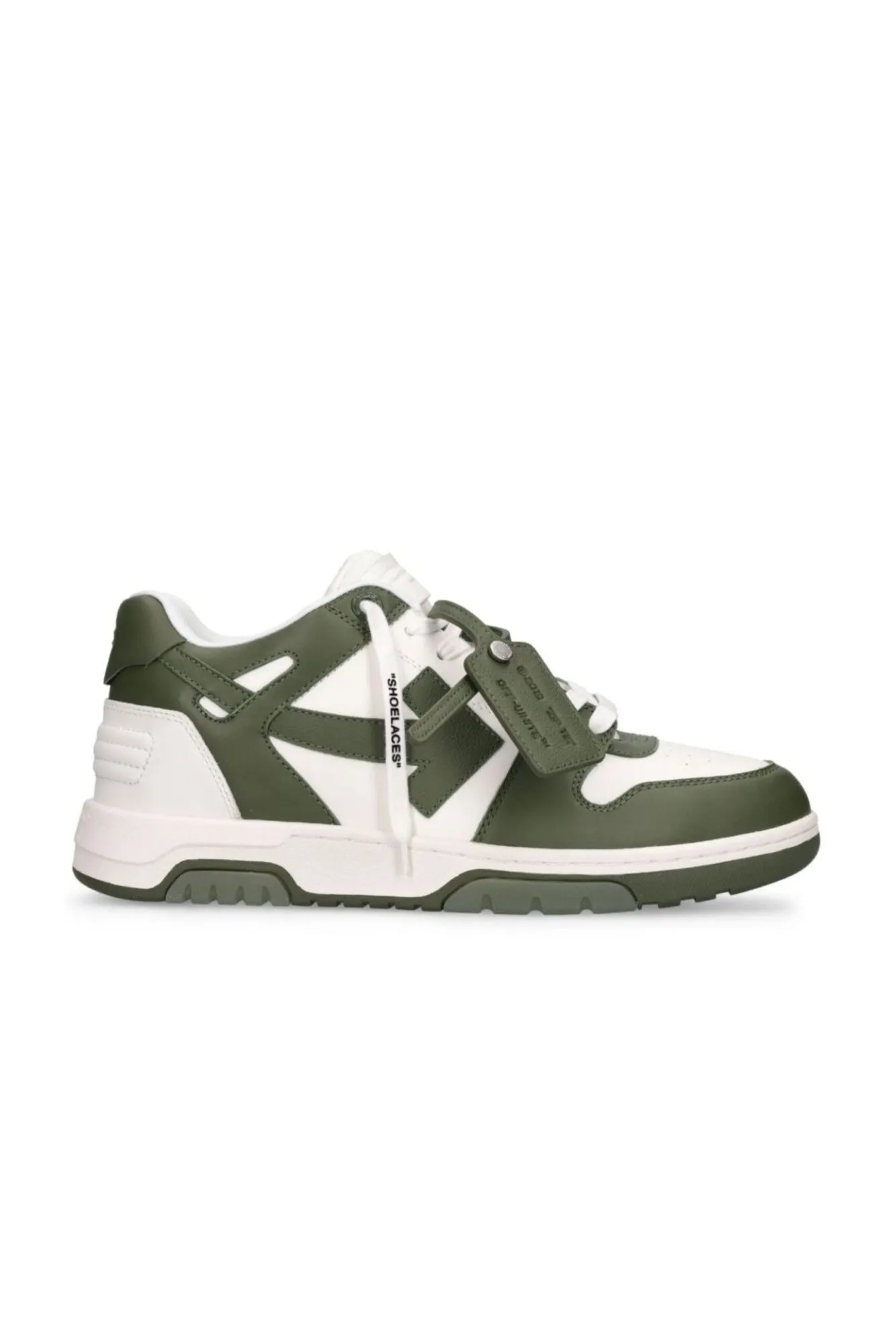 Off White Sneakers Out Of Office In Pelle