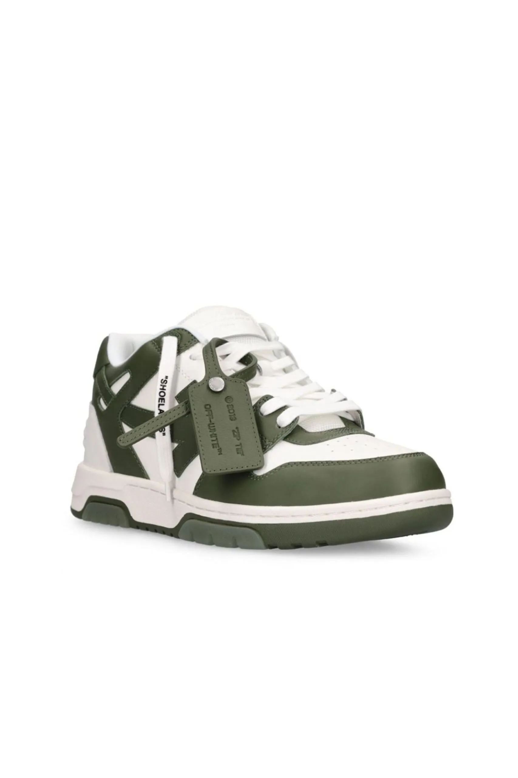 Off White Sneakers Out Of Office In Pelle