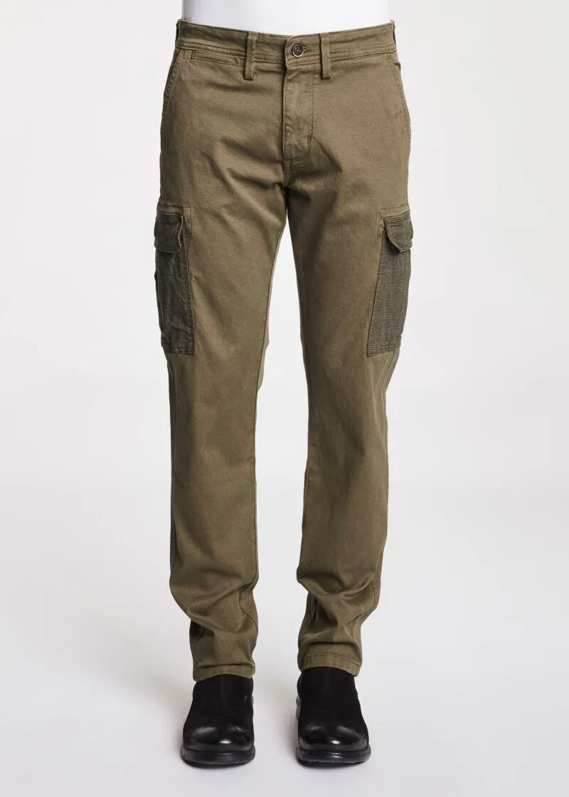 Pantaloni chino cargo slim fit
