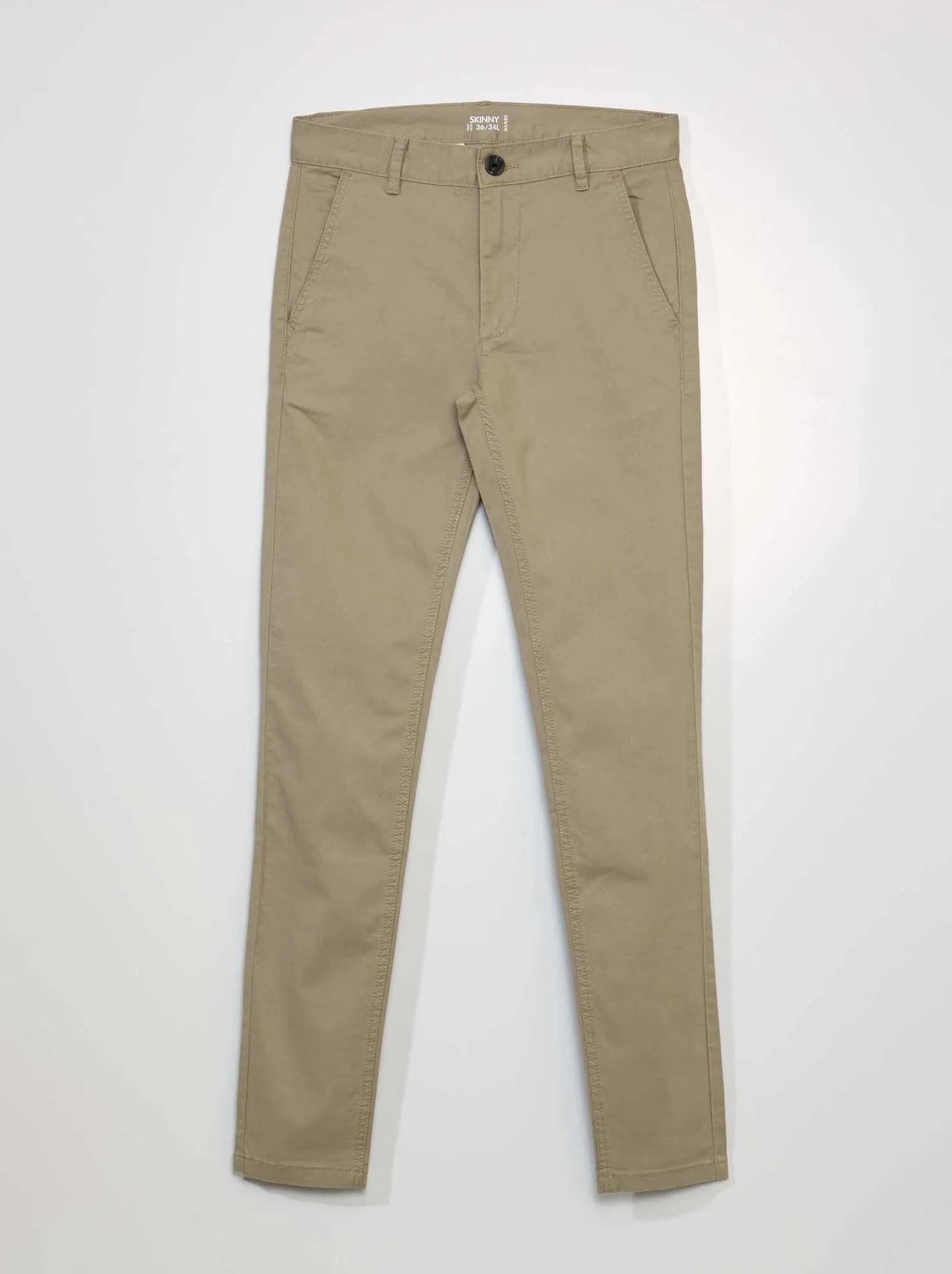 Pantaloni chino skinny L34 - BEIGE