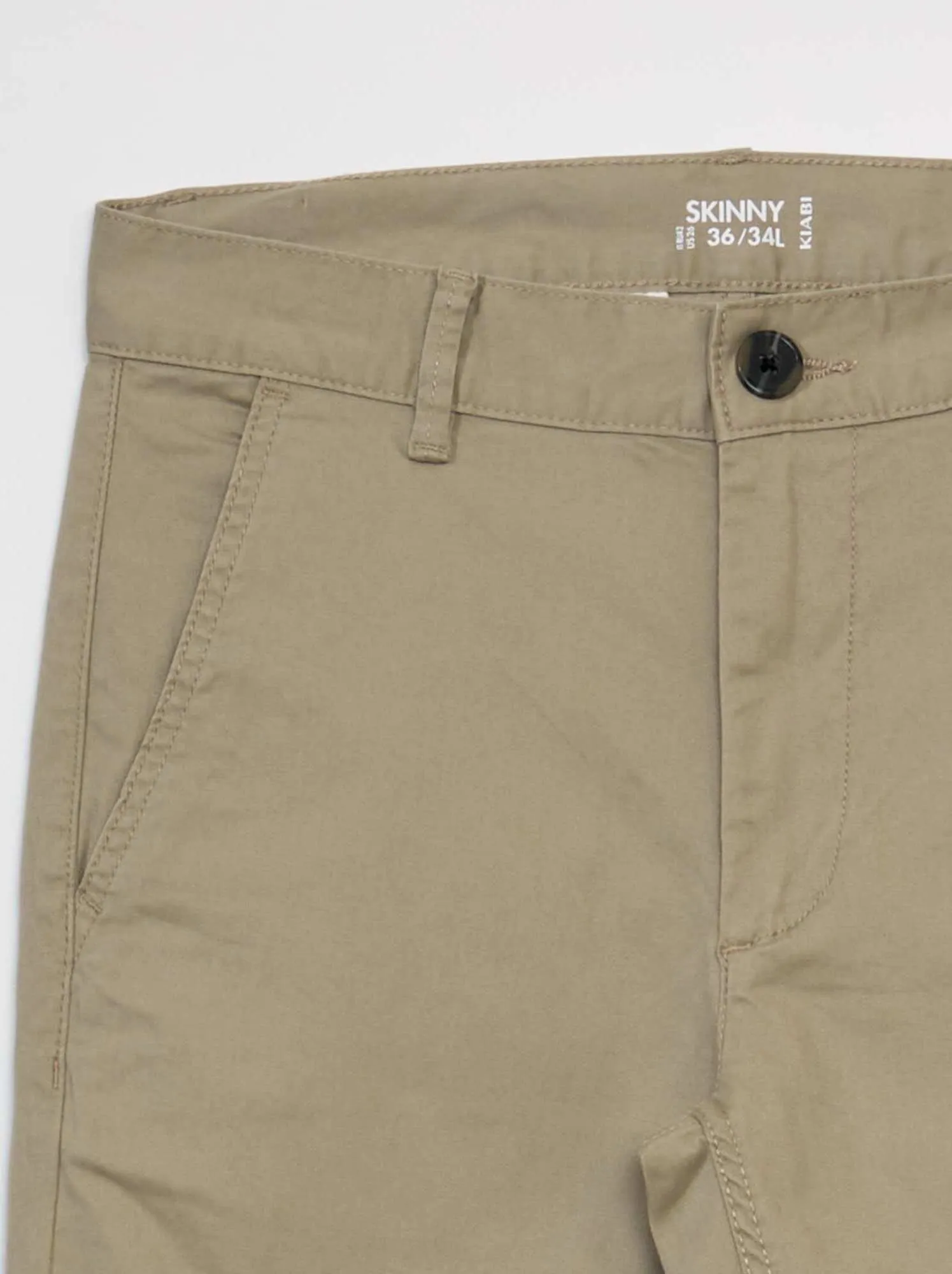 Pantaloni chino skinny L34 - BEIGE