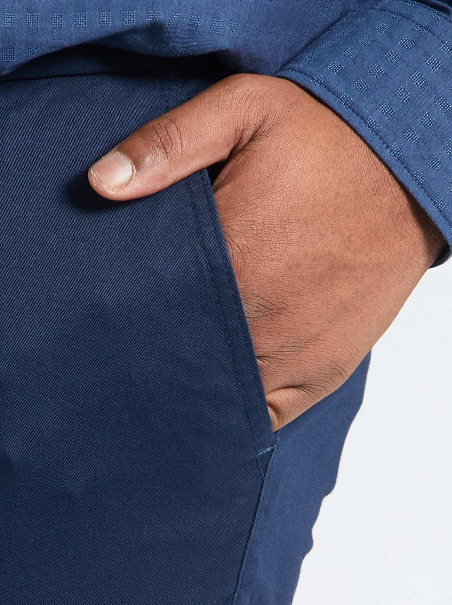 Pantaloni chino slim L30 - blu