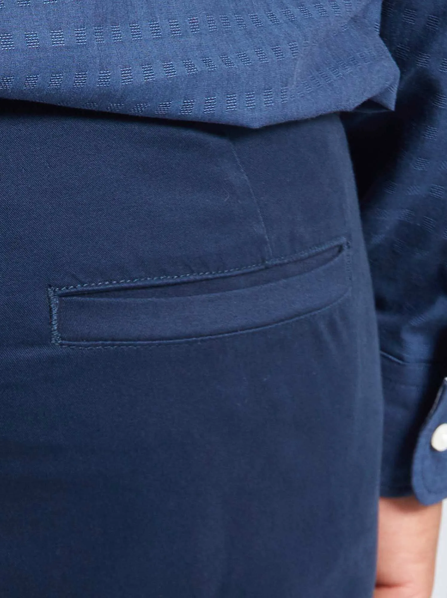 Pantaloni chino slim L30 - blu