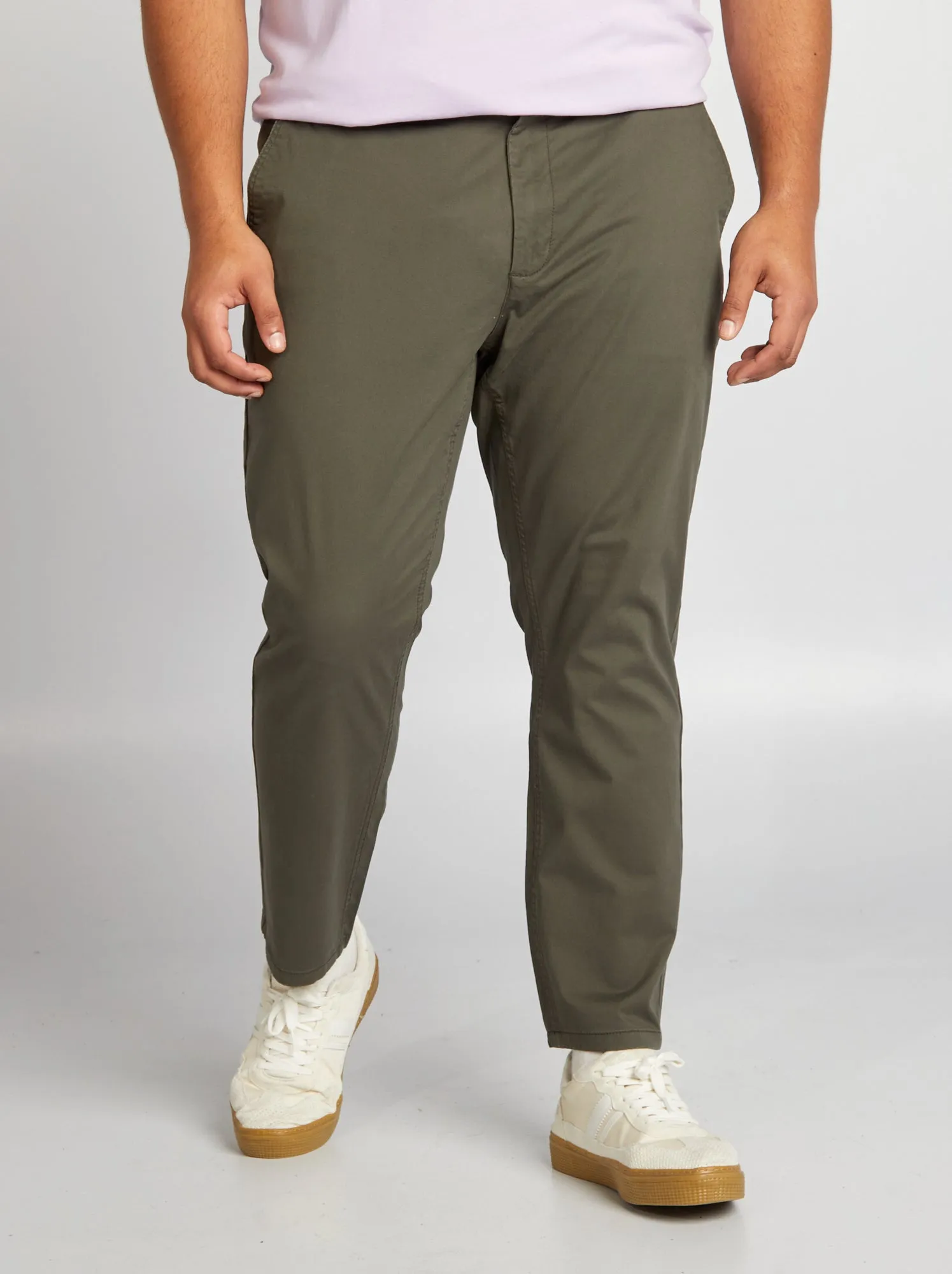Pantaloni chino slim L30 - KAKI