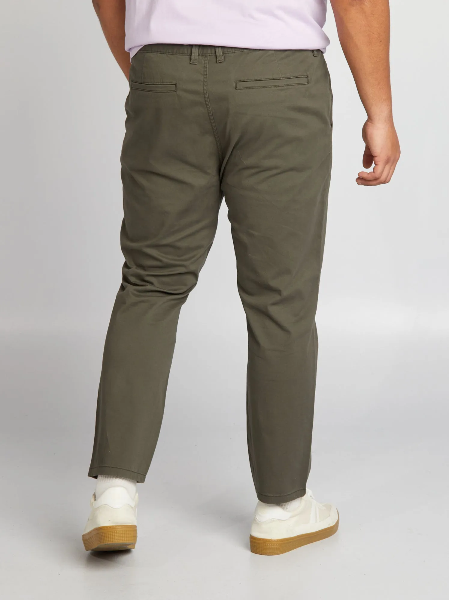 Pantaloni chino slim L30 - KAKI
