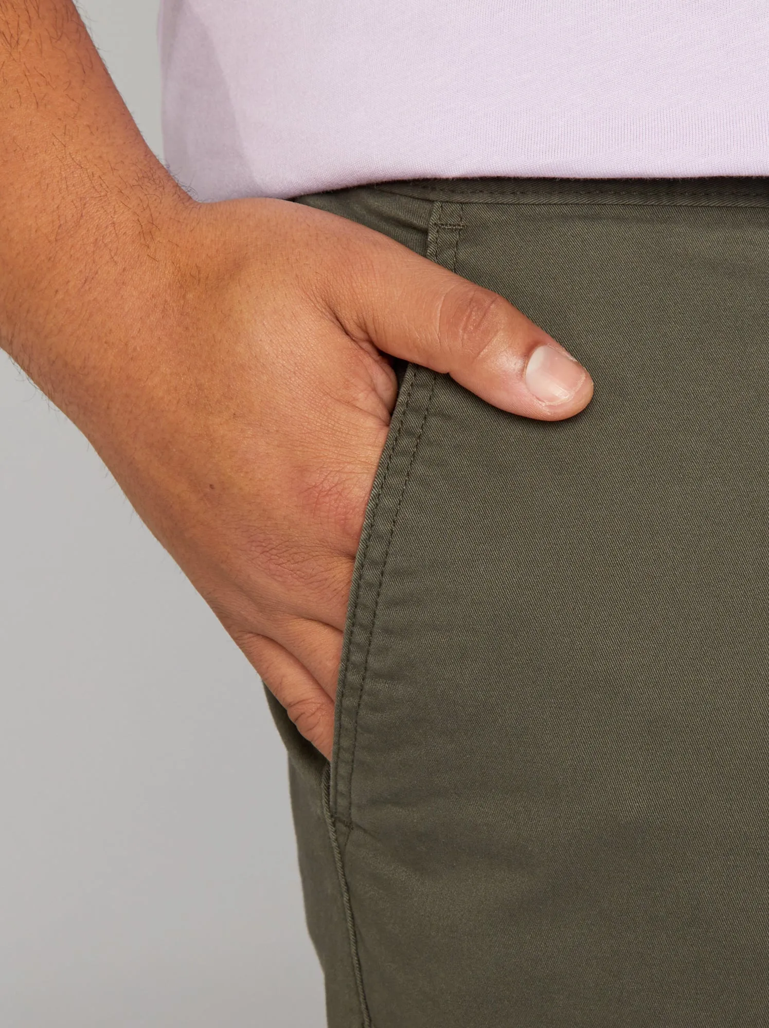 Pantaloni chino slim L30 - KAKI
