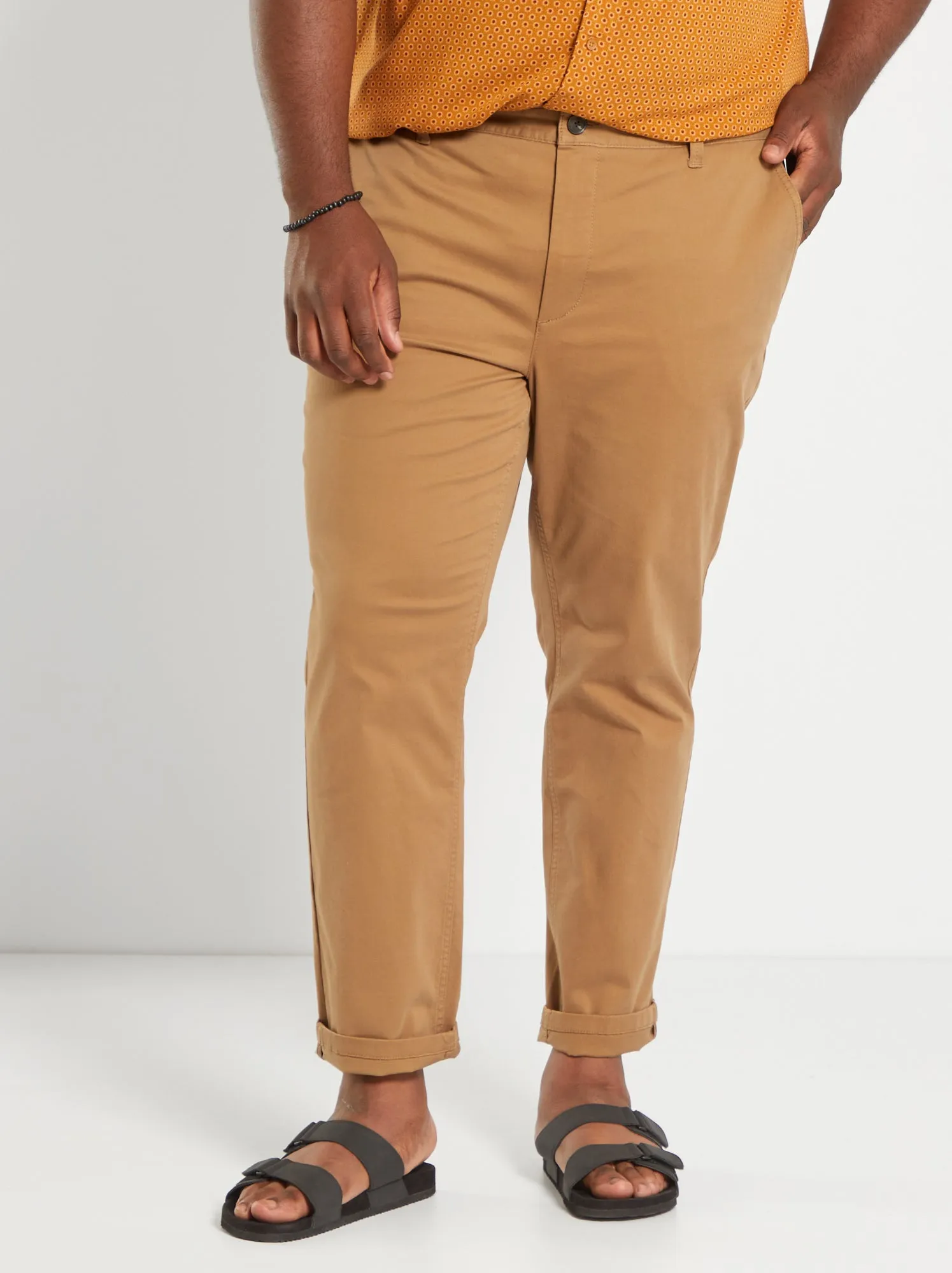 Pantaloni chino slim L30 - marrone