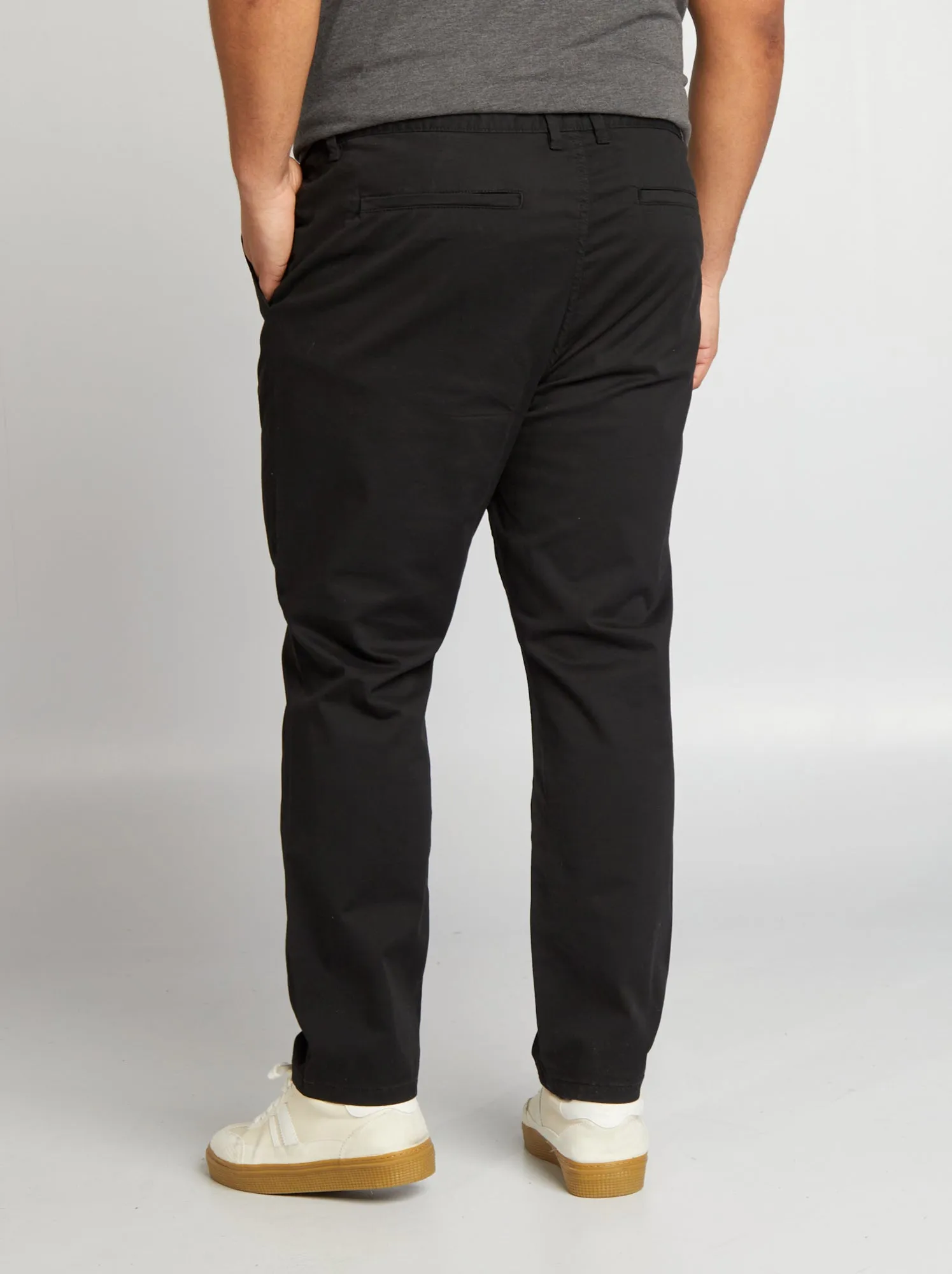 Pantaloni chino slim L30 - Nero