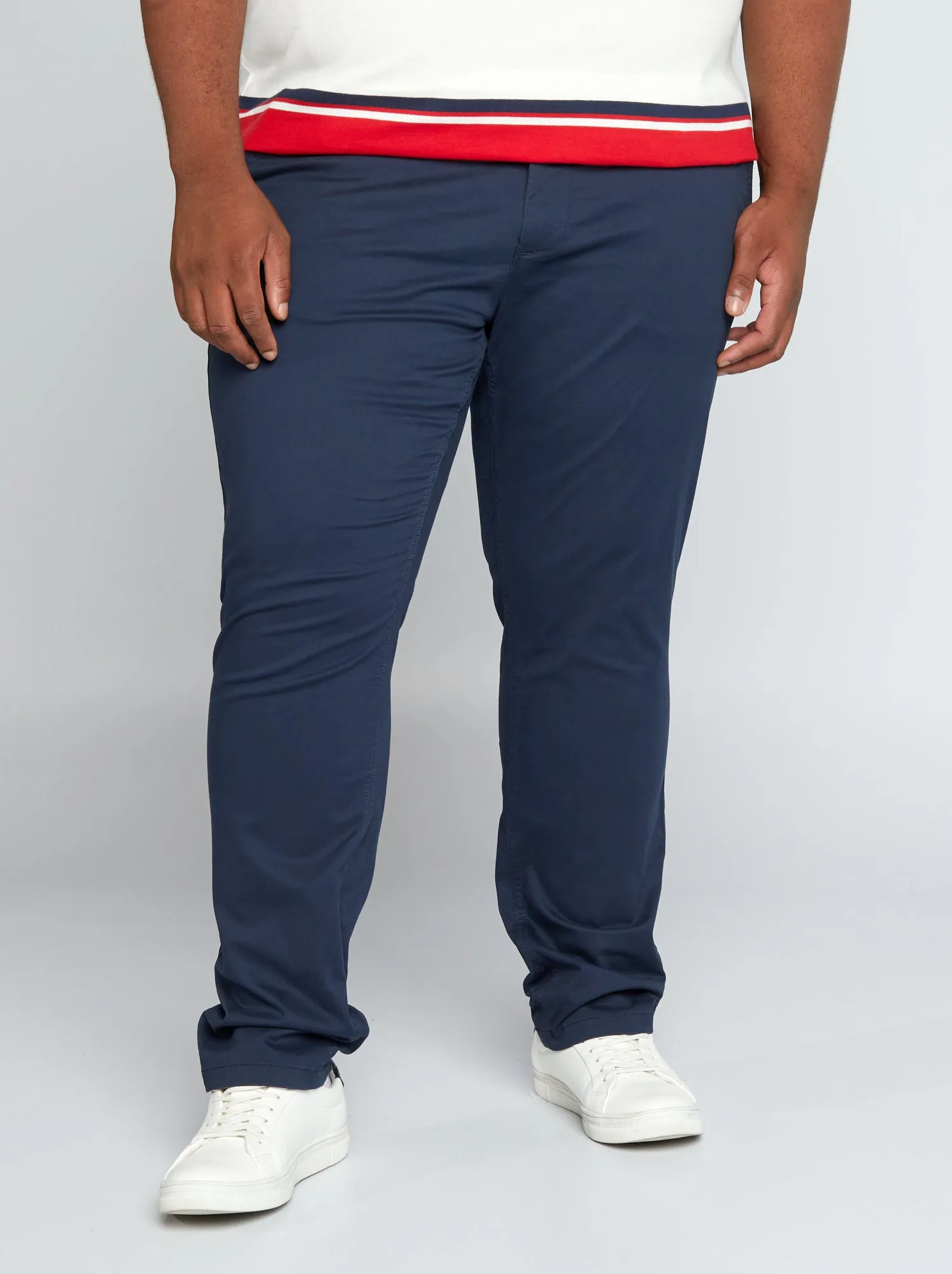 Pantaloni chino slim L34 - blu