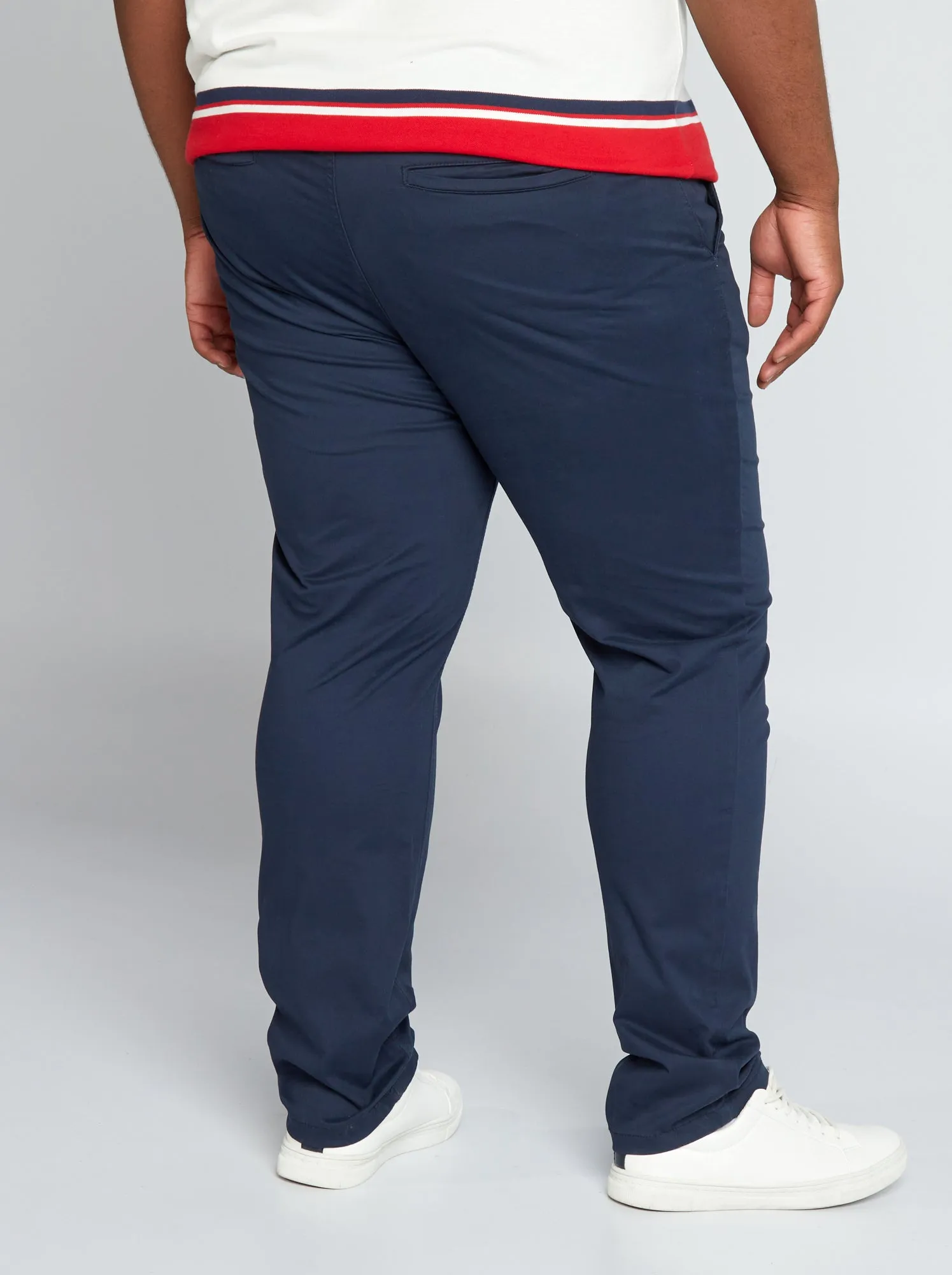 Pantaloni chino slim L34 - blu