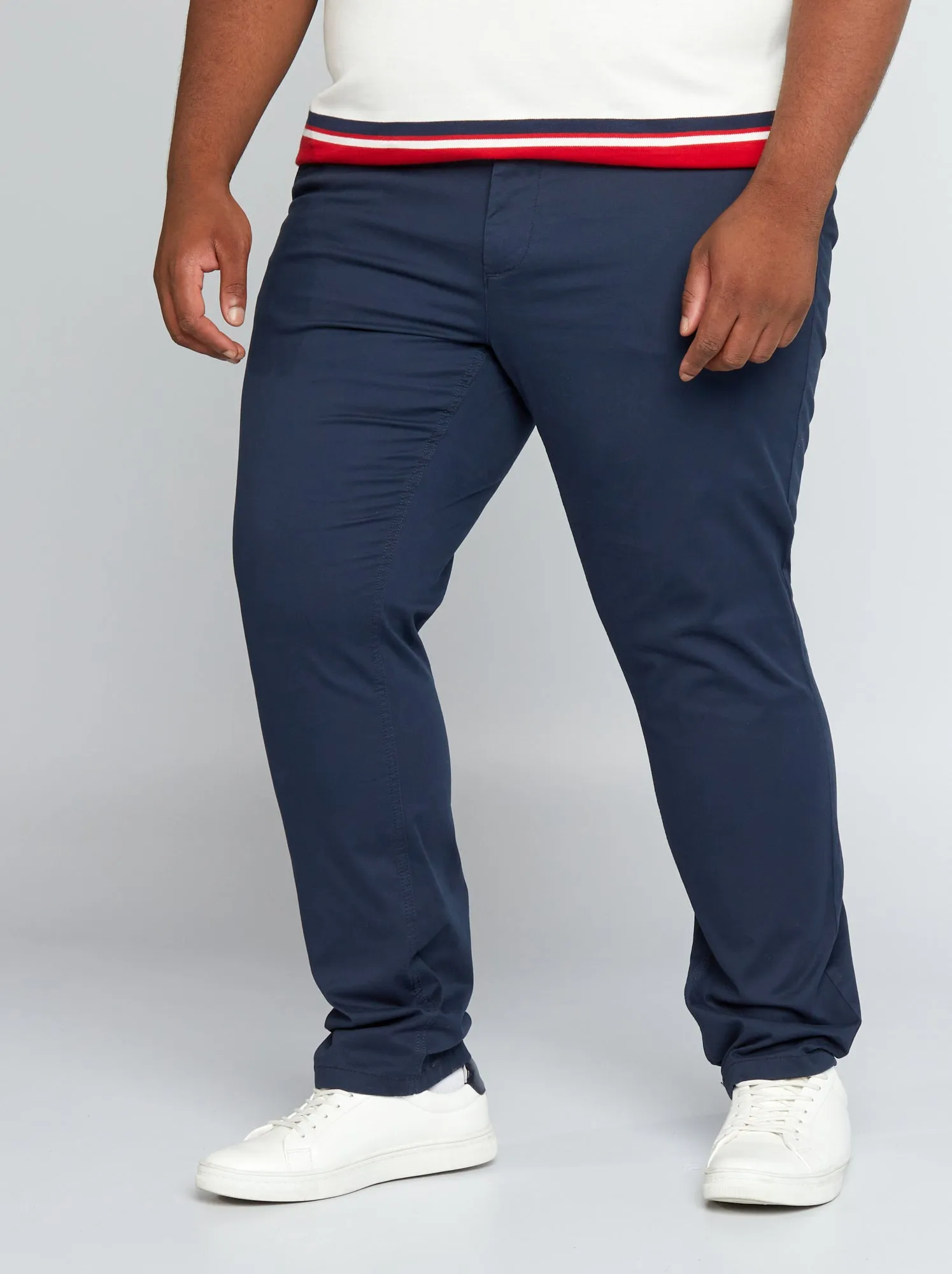 Pantaloni chino slim L34 - blu