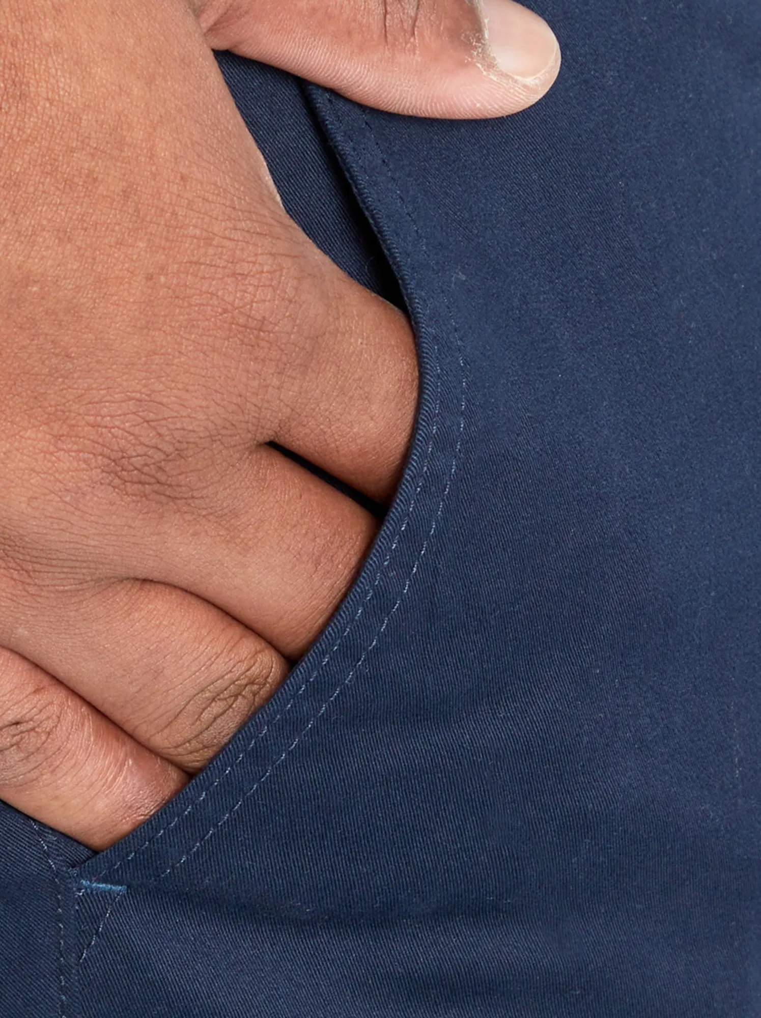 Pantaloni chino slim L34 - blu