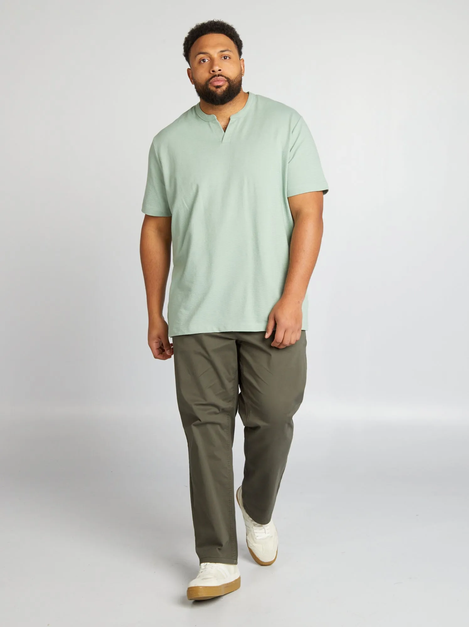 Pantaloni chino slim L34 - KAKI